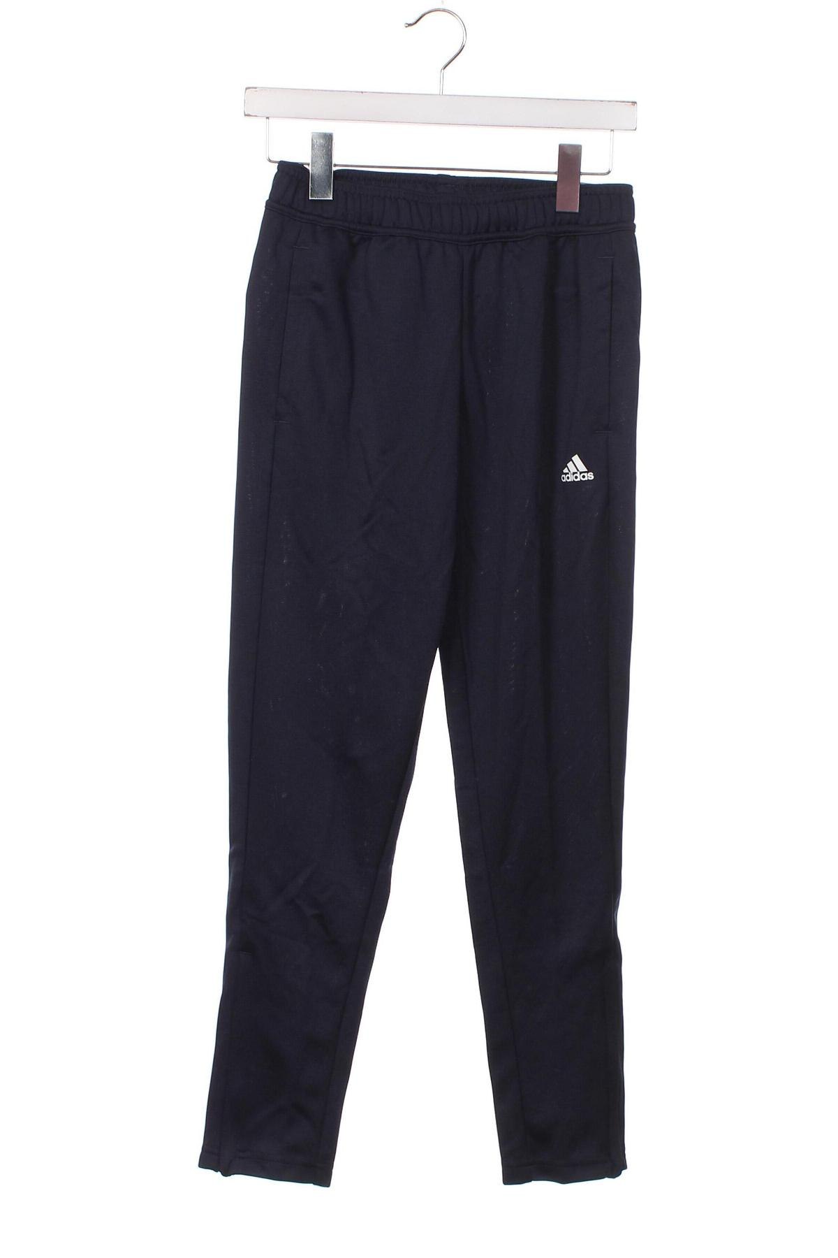 Pantaloni de trening, pentru copii Adidas, Mărime 11-12y/ 152-158 cm, Culoare Albastru, Preț 207,89 Lei