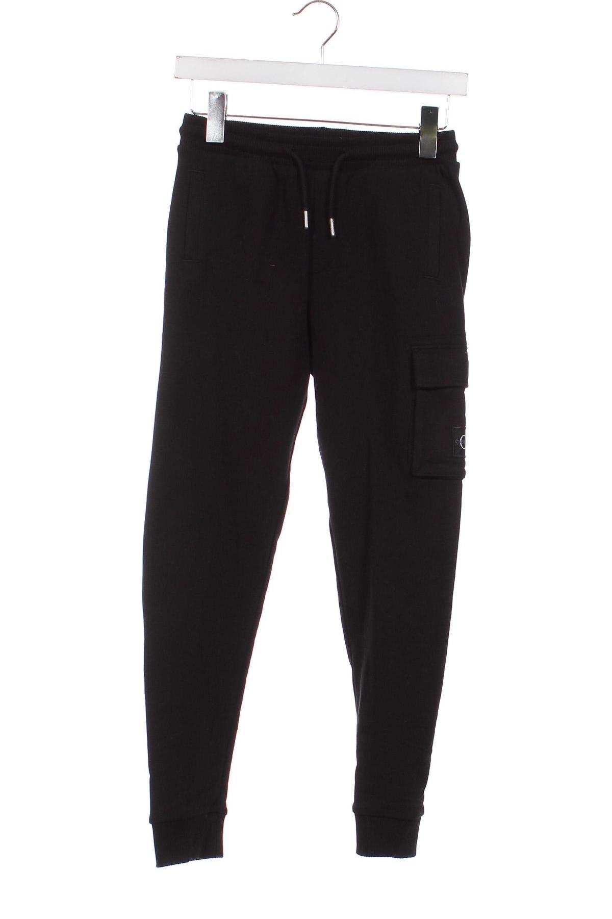 Dziecięce spodnie sportowe Calvin Klein Jeans, Rozmiar 10-11y/ 146-152 cm, Kolor Czarny, Cena 269,61 zł