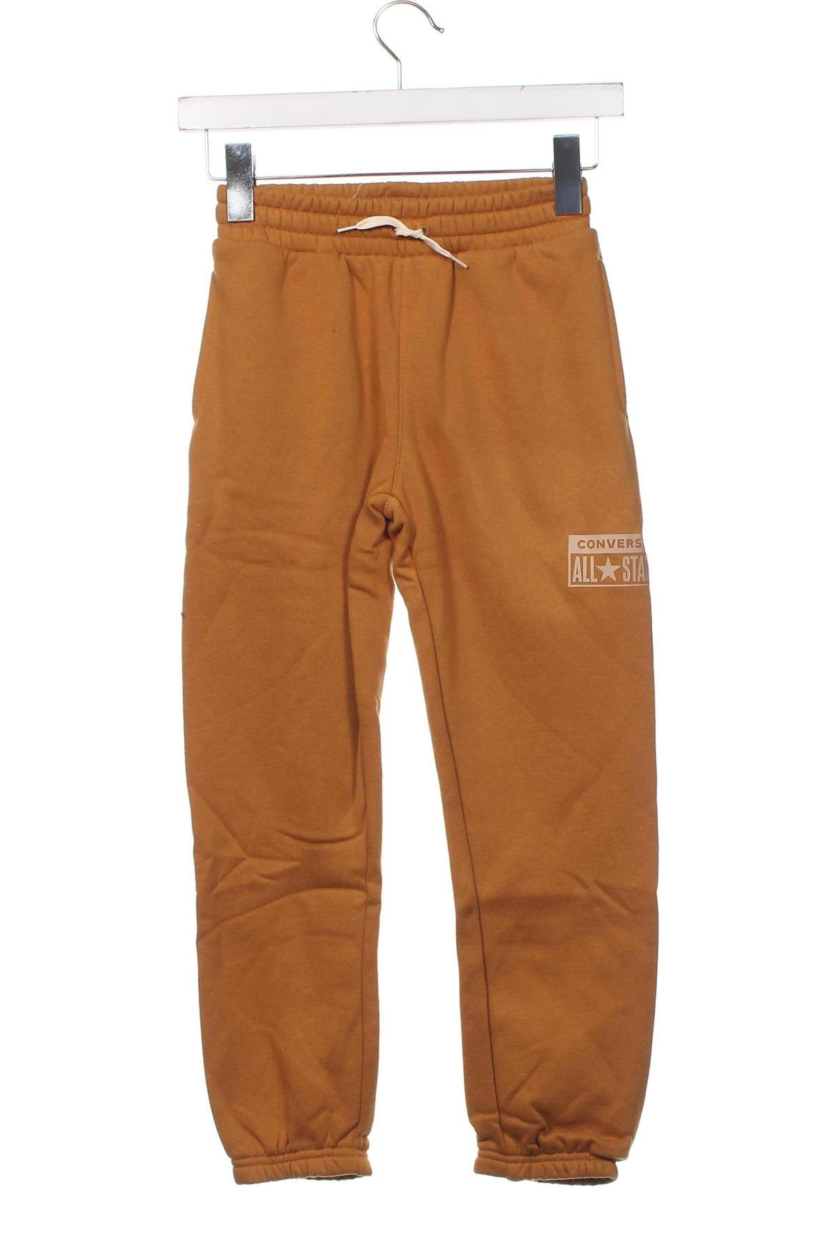 Pantaloni de trening, pentru copii Converse, Mărime 7-8y/ 128-134 cm, Culoare Maro, Preț 70,26 Lei