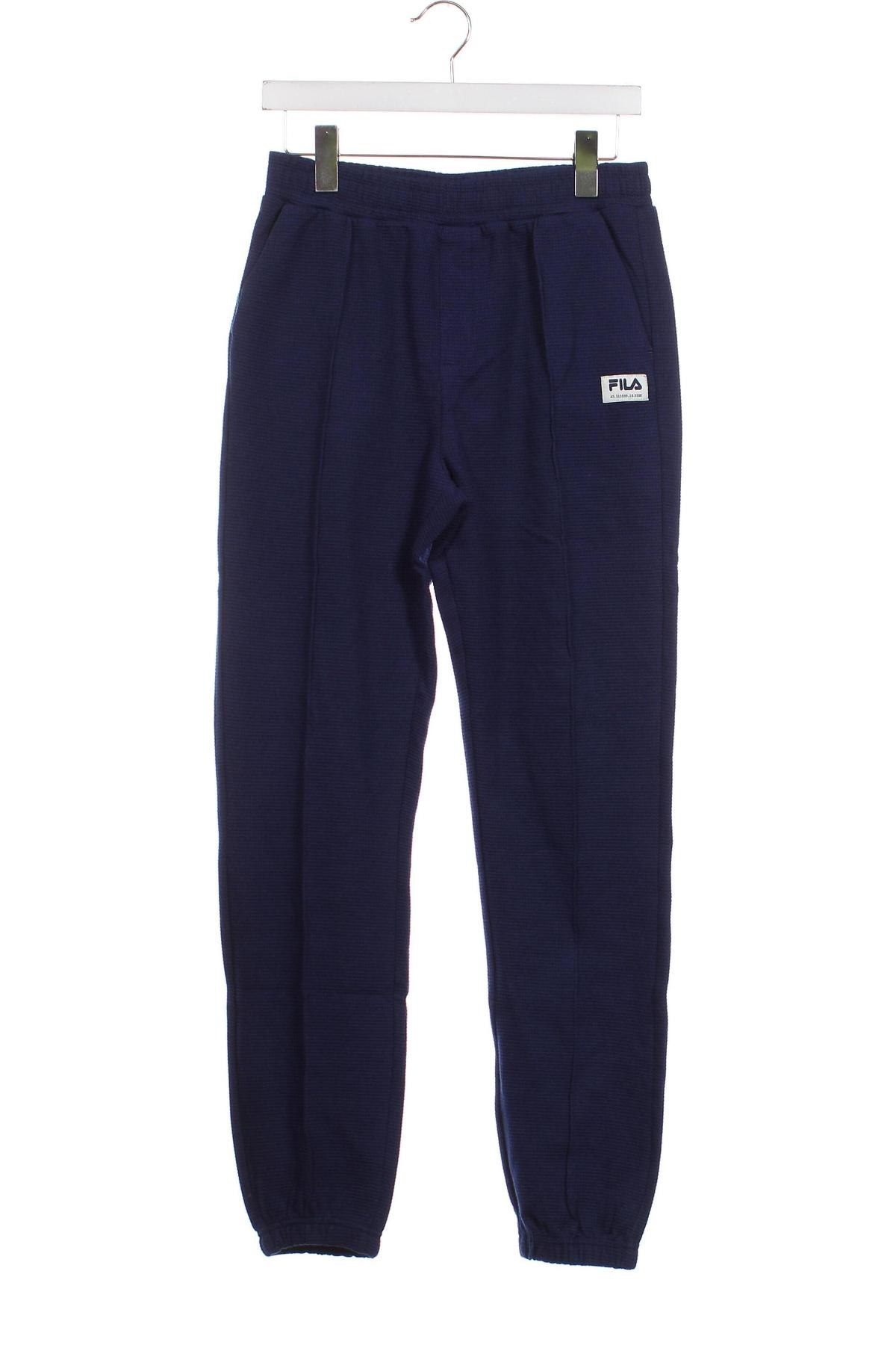 Pantaloni de trening, pentru copii FILA, Mărime 12-13y/ 158-164 cm, Culoare Albastru, Preț 181,58 Lei