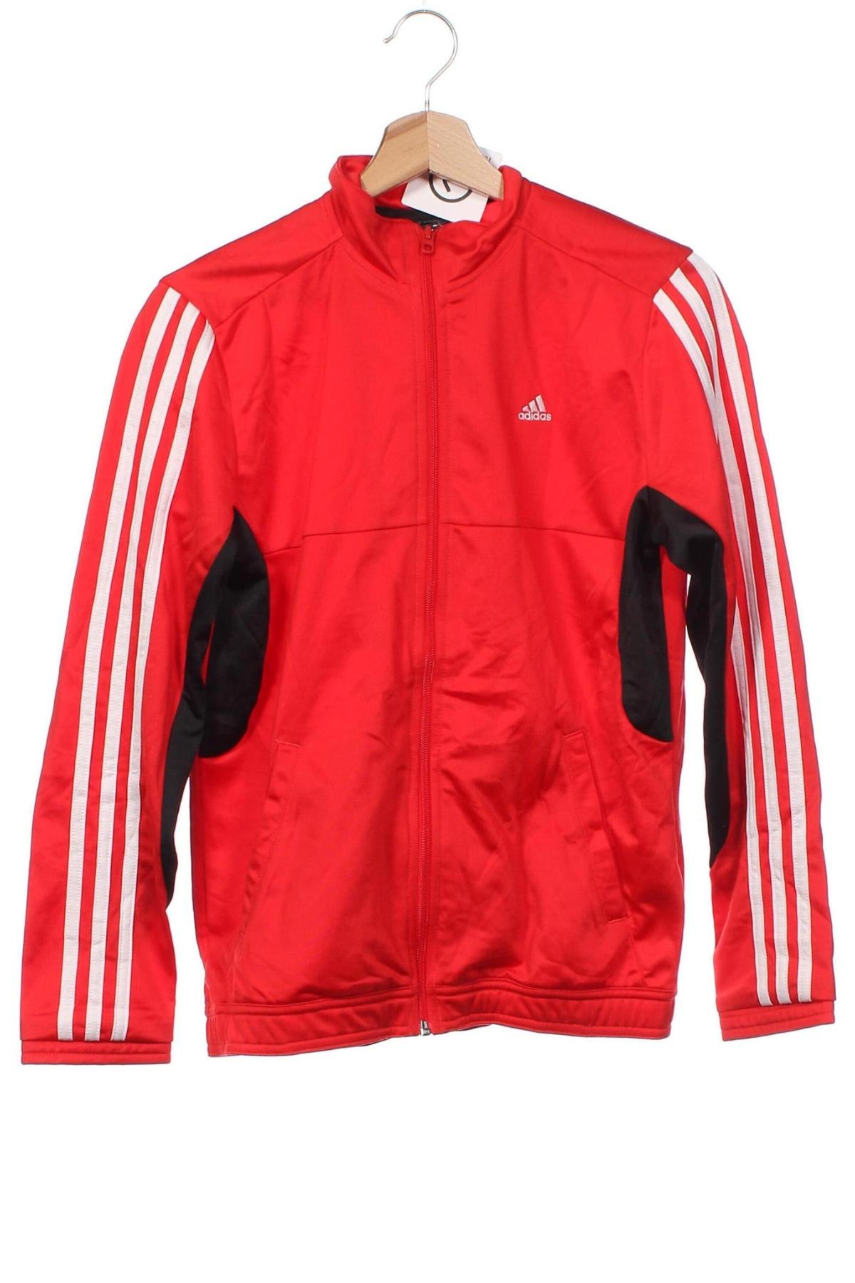 Dětská horní část sportovní soupravy Adidas, Velikost 13-14y/ 164-168 cm, Barva Červená, Cena  465,00 Kč