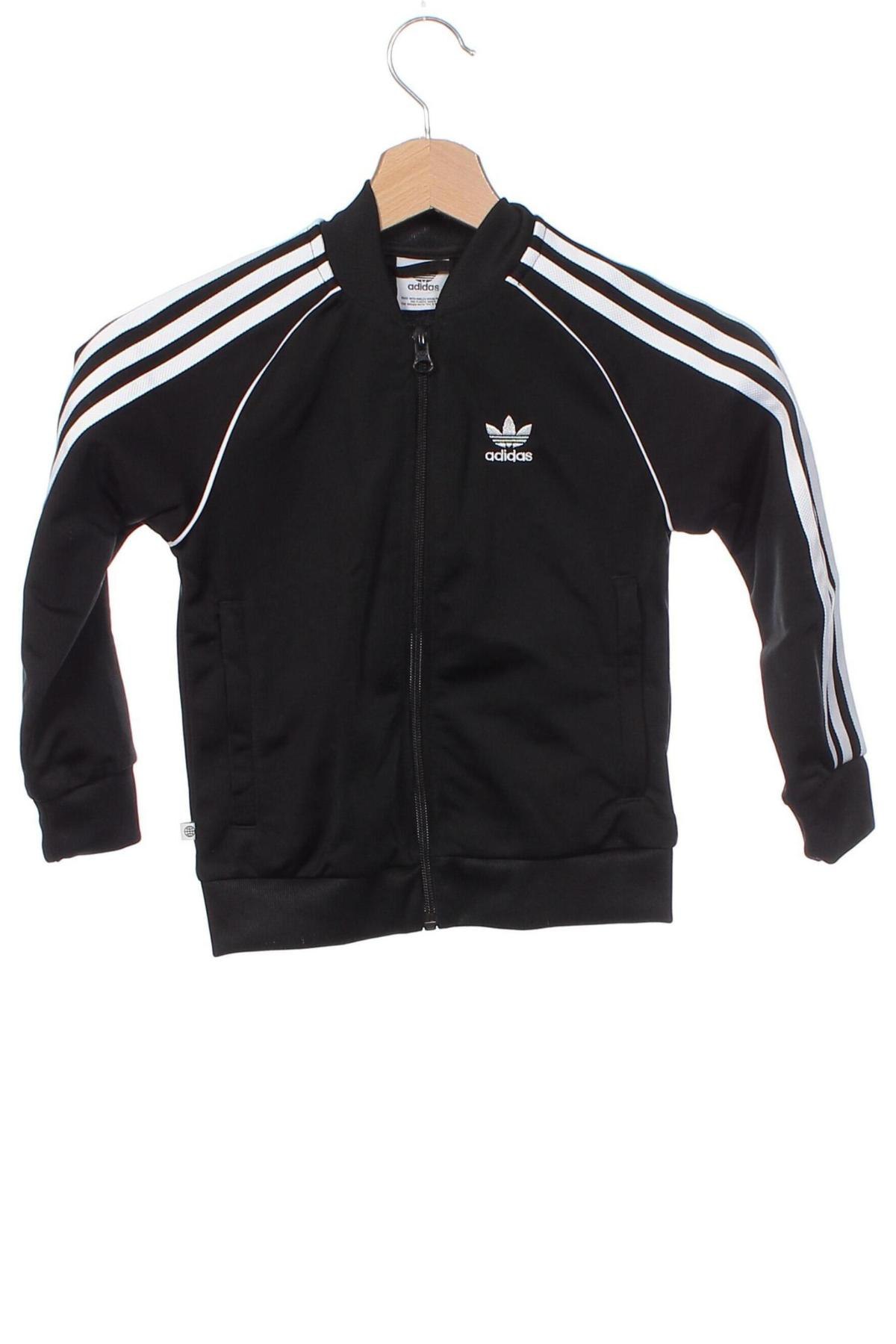 Детско спортно горнище Adidas Originals, Размер 4-5y/ 110-116 см, Цвят Черен, Цена 79,00 лв.