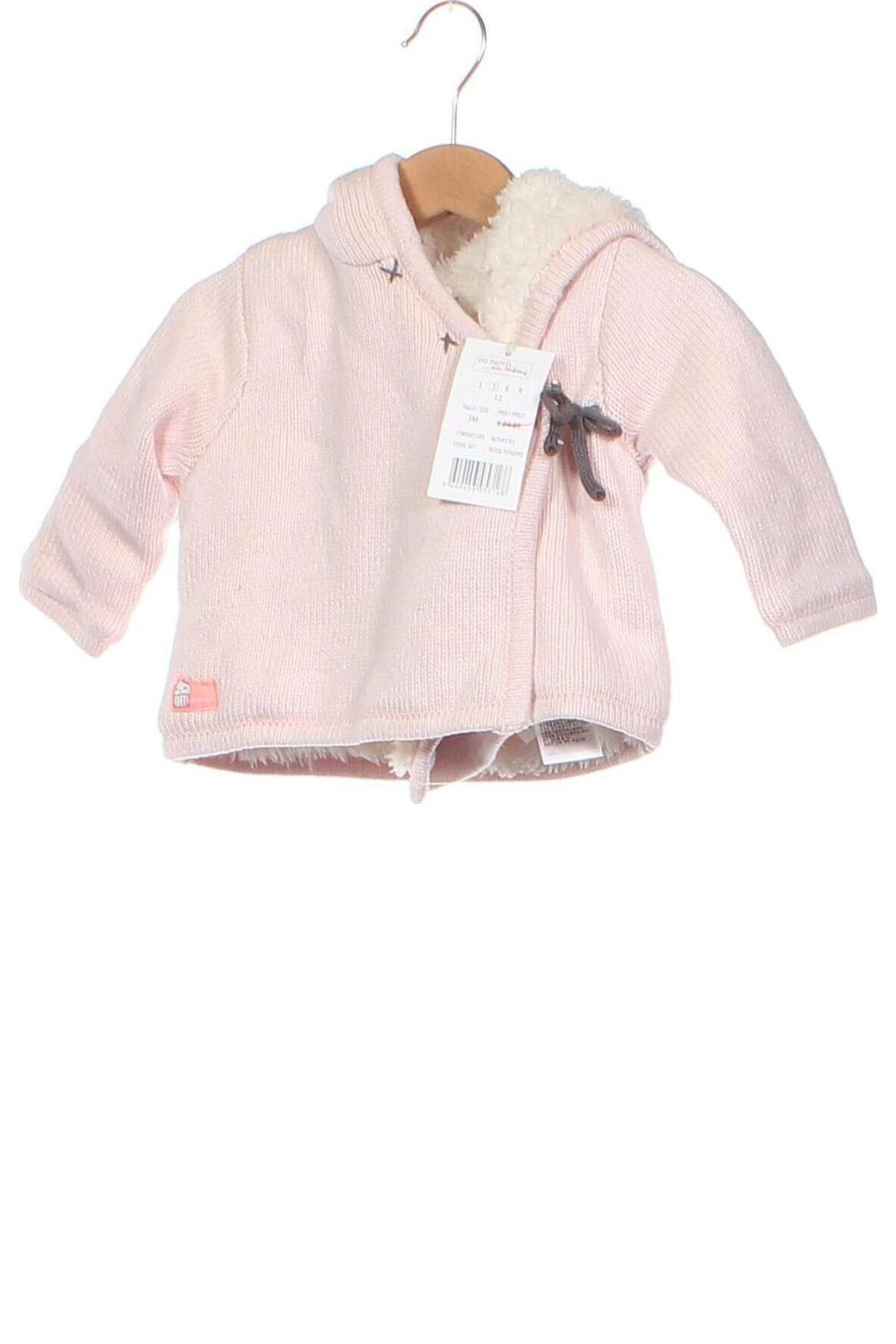 Dětská bunda  Du Pareil Au Meme, Velikost 2-3m/ 56-62 cm, Barva Růžová, Cena  1 290,00 Kč