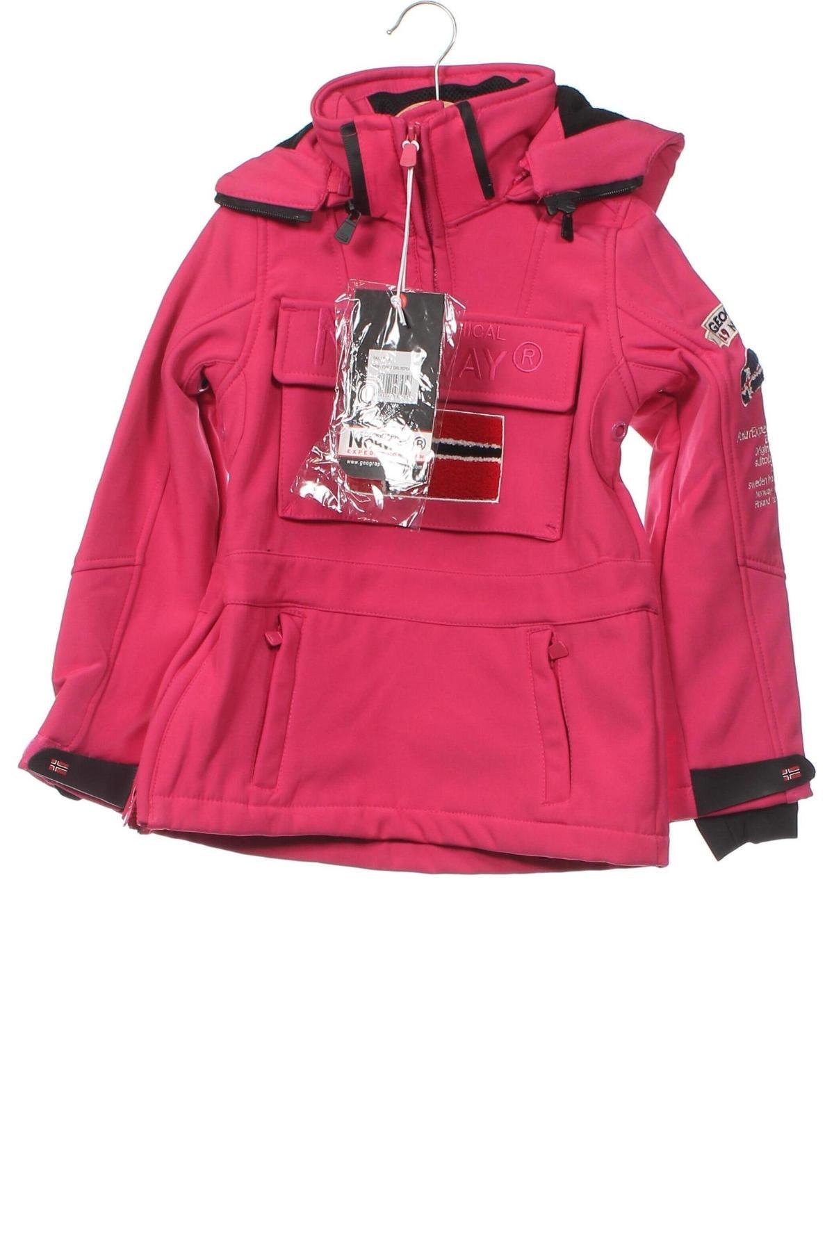 Παιδικό μπουφάν Geographical Norway, Μέγεθος 7-8y/ 128-134 εκ., Χρώμα Ρόζ , Τιμή 23,07 €