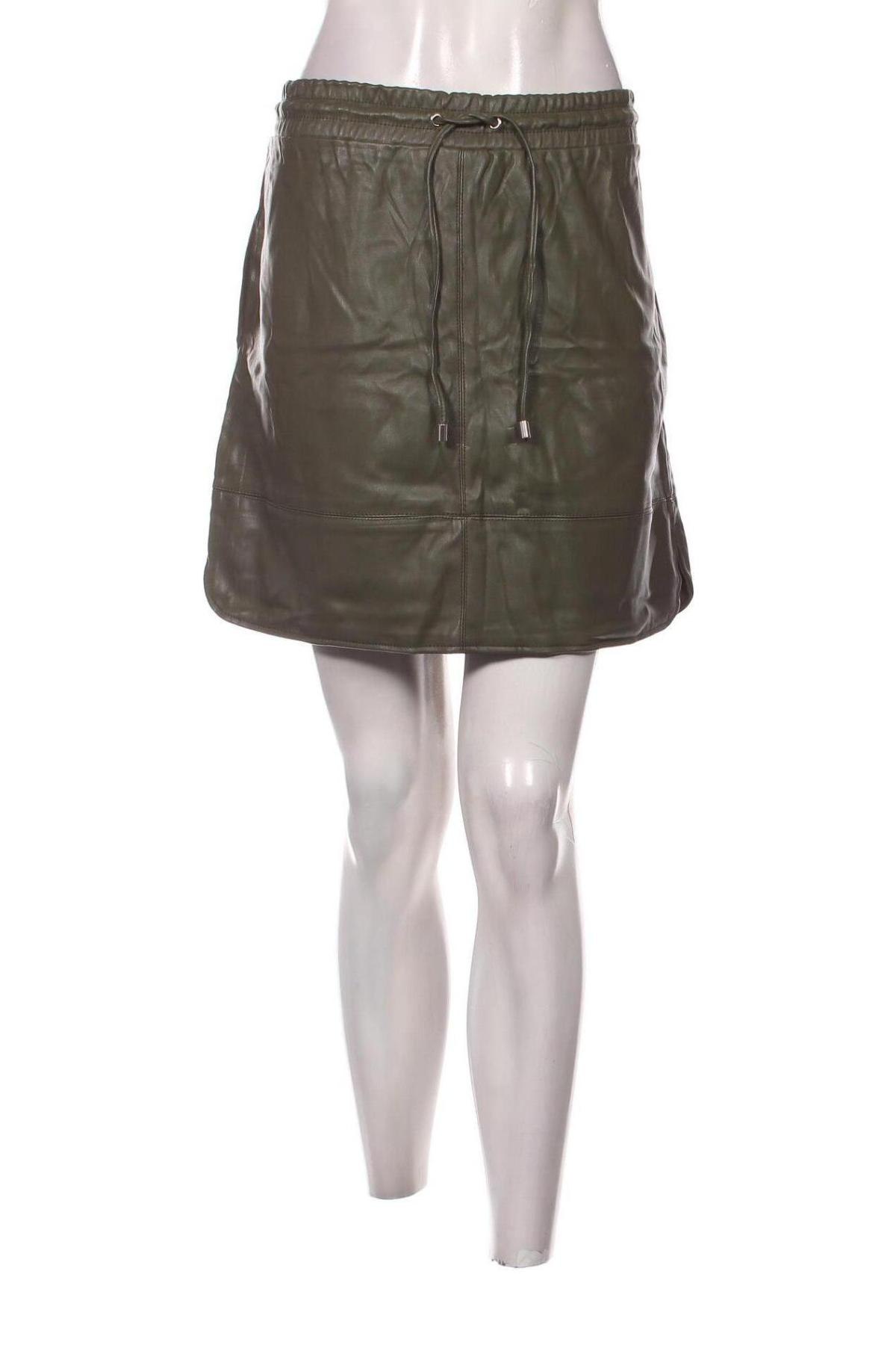 Kožená sukňa  Hema, Veľkosť L, Farba Zelená, Cena  1,64 €