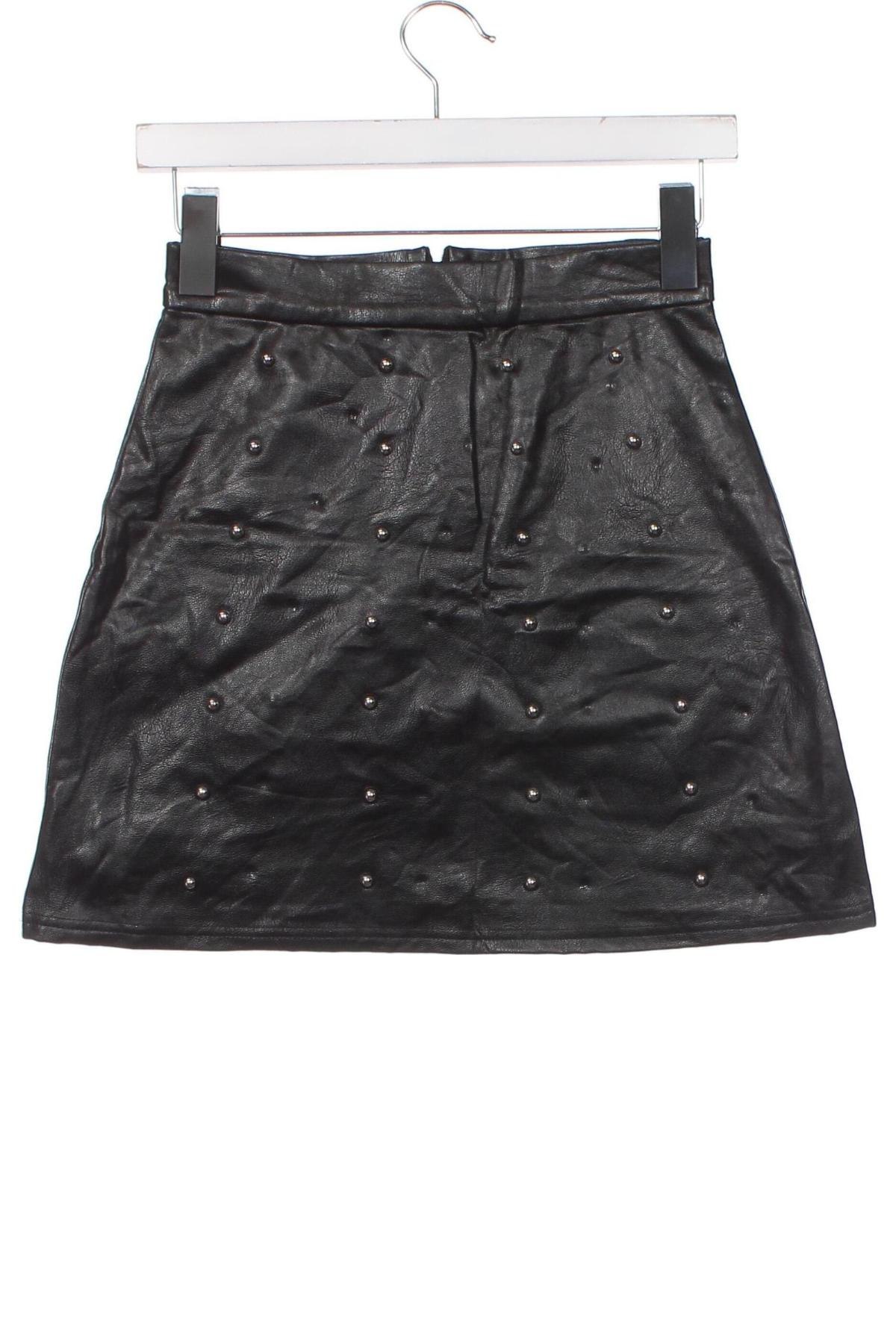 Δερμάτινη φούστα Tezenis, Μέγεθος XS, Χρώμα Μαύρο, Τιμή 2,51 €
