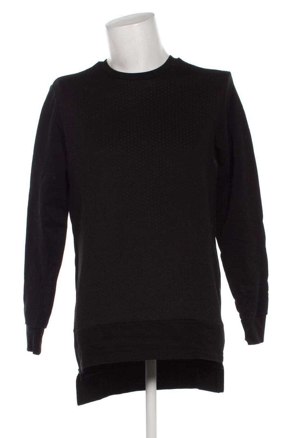 Ανδρική μπλούζα Bershka, Μέγεθος M, Χρώμα Μαύρο, Τιμή 3,76 €