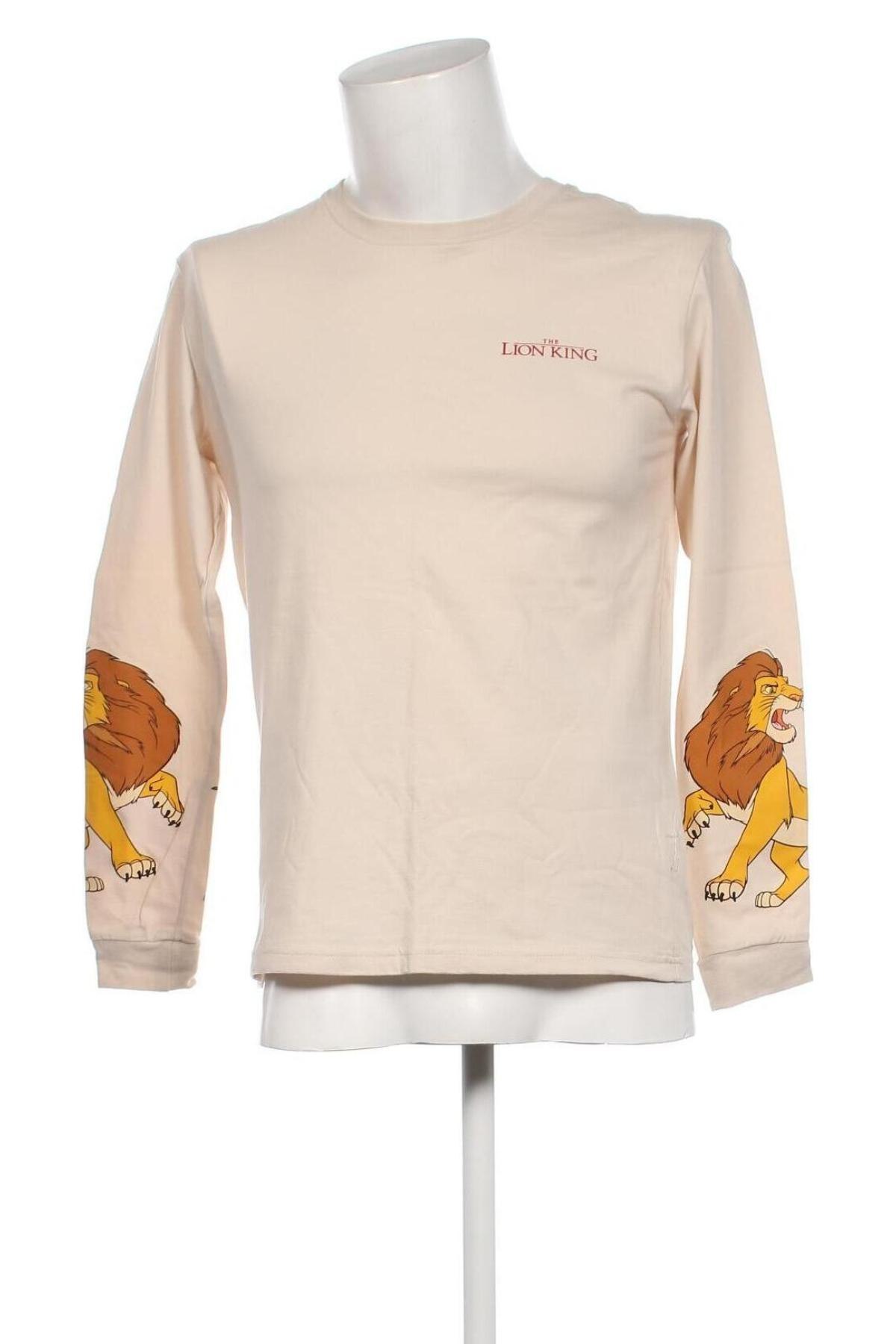 Herren Shirt H&M Divided, Größe S, Farbe Beige, Preis 15,86 €