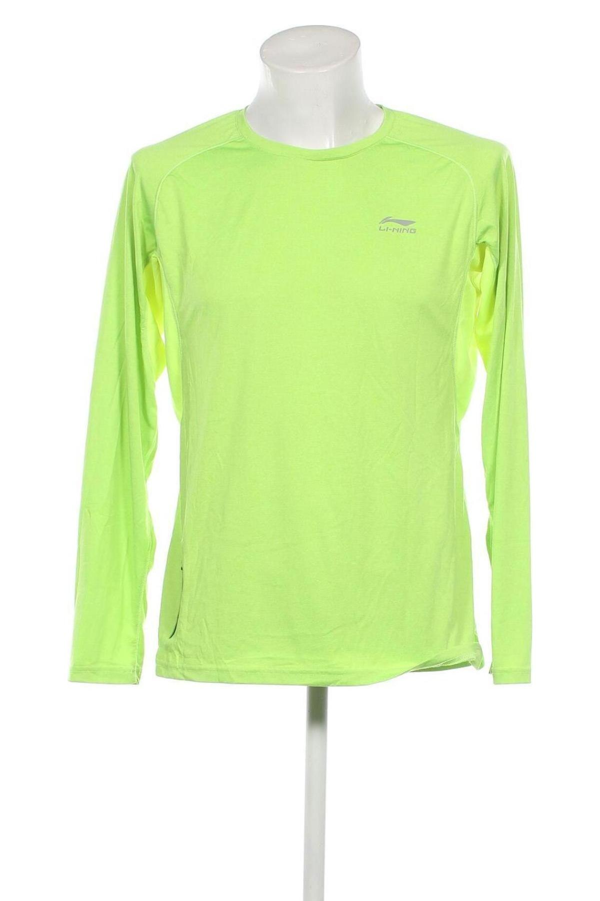 Мъжка блуза Li-Ning, Размер L, Цвят Зелен, Цена 12,00 лв.