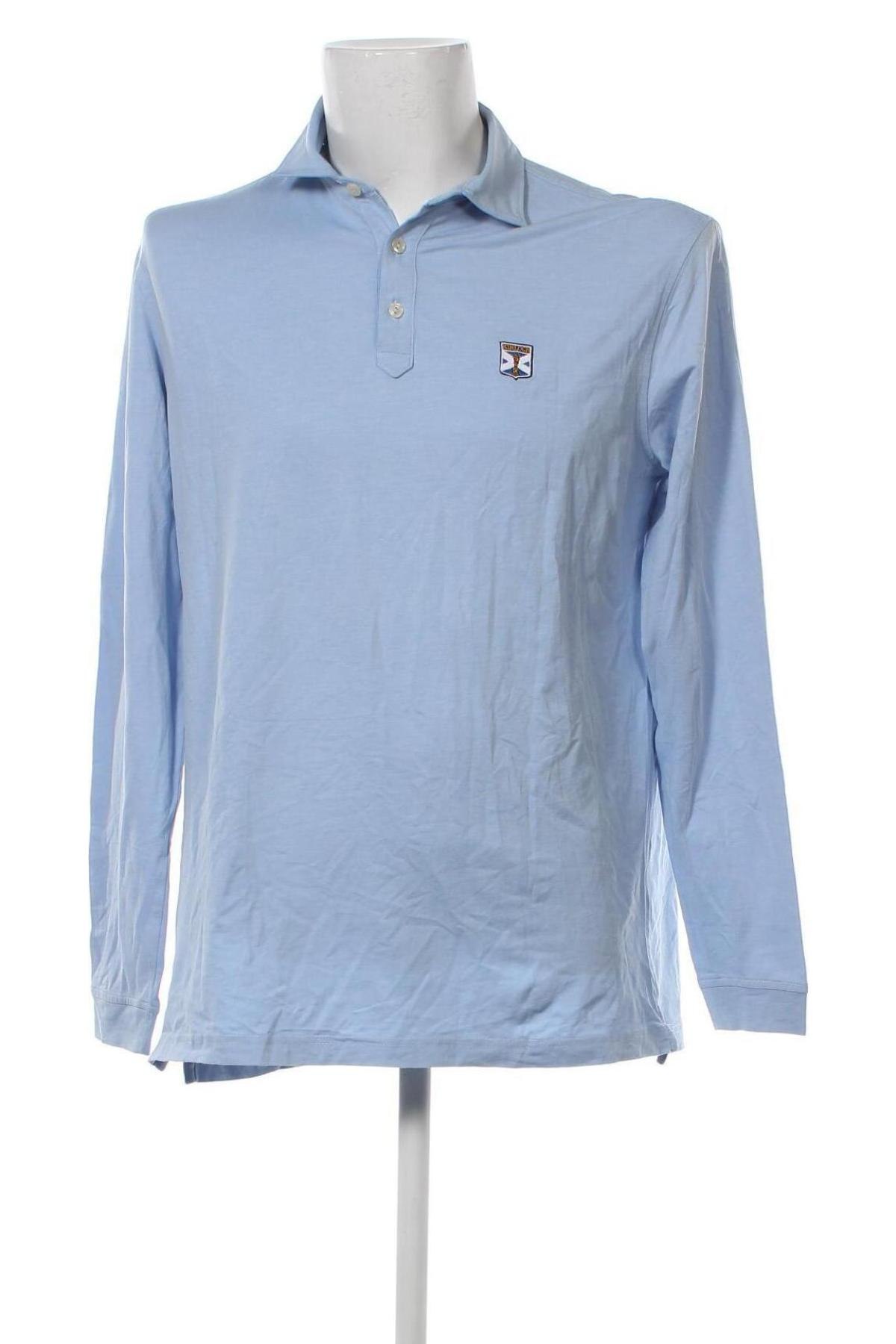 Herren Shirt Peter Millar, Größe M, Farbe Blau, Preis 10,23 €