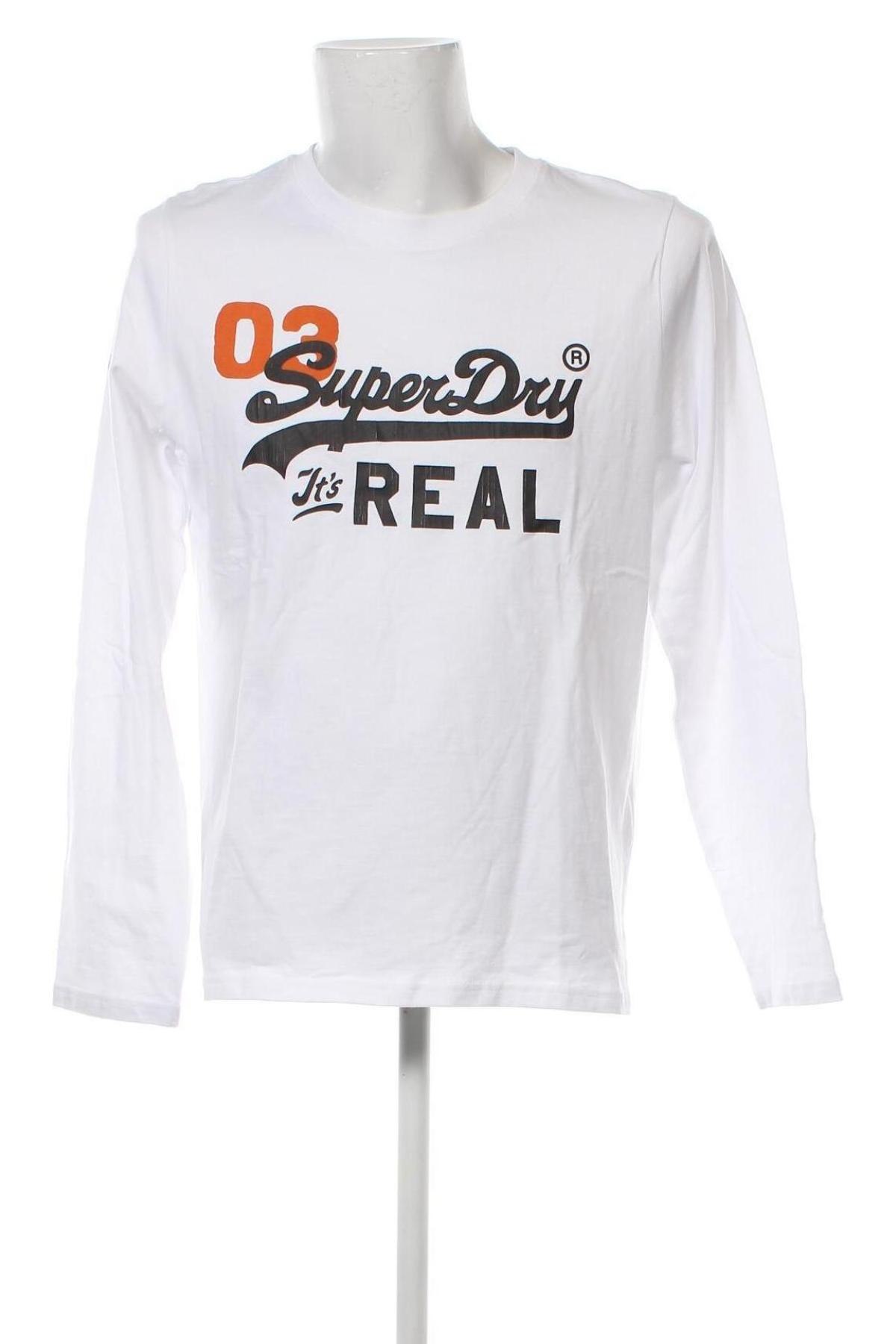 Herren Shirt Superdry, Größe XL, Farbe Weiß, Preis 26,41 €