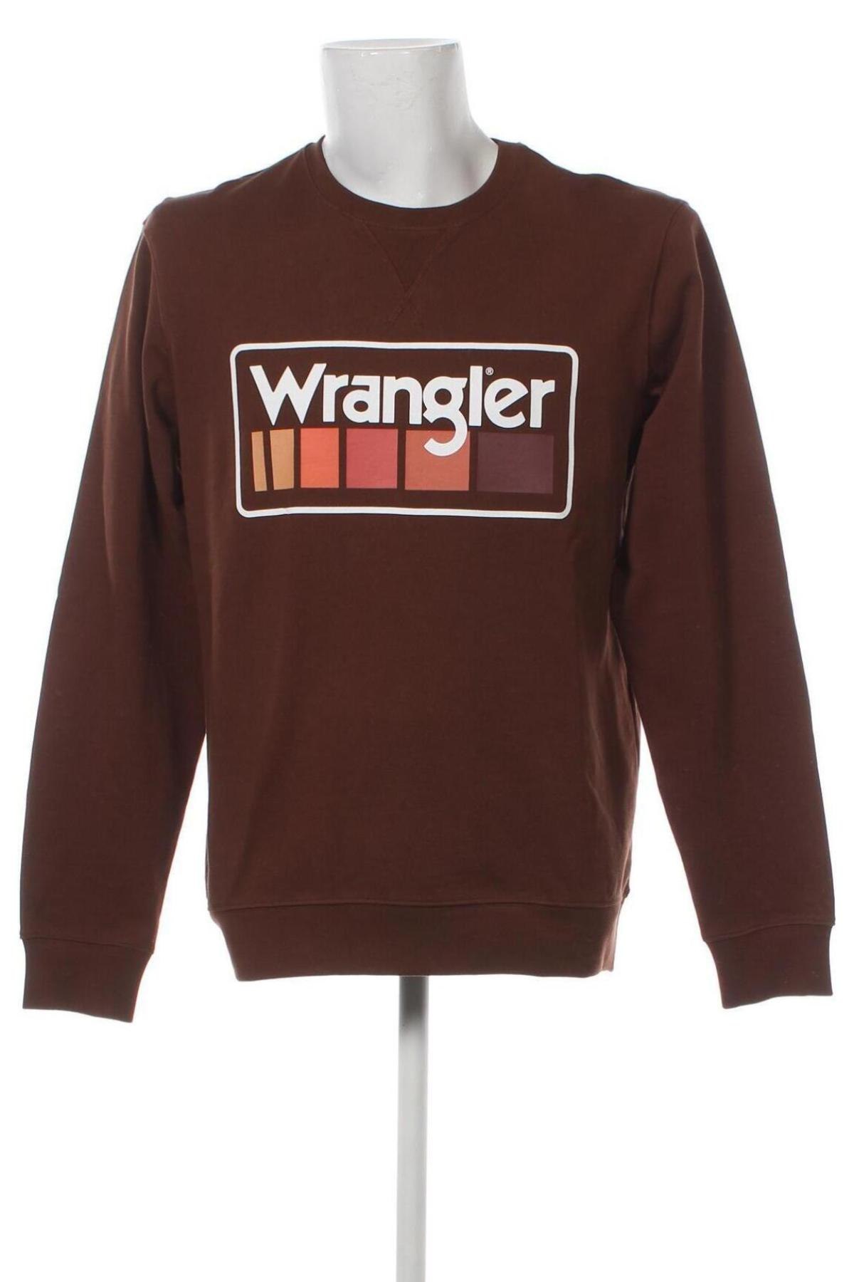 Ανδρική μπλούζα Wrangler, Μέγεθος M, Χρώμα Καφέ, Τιμή 21,03 €