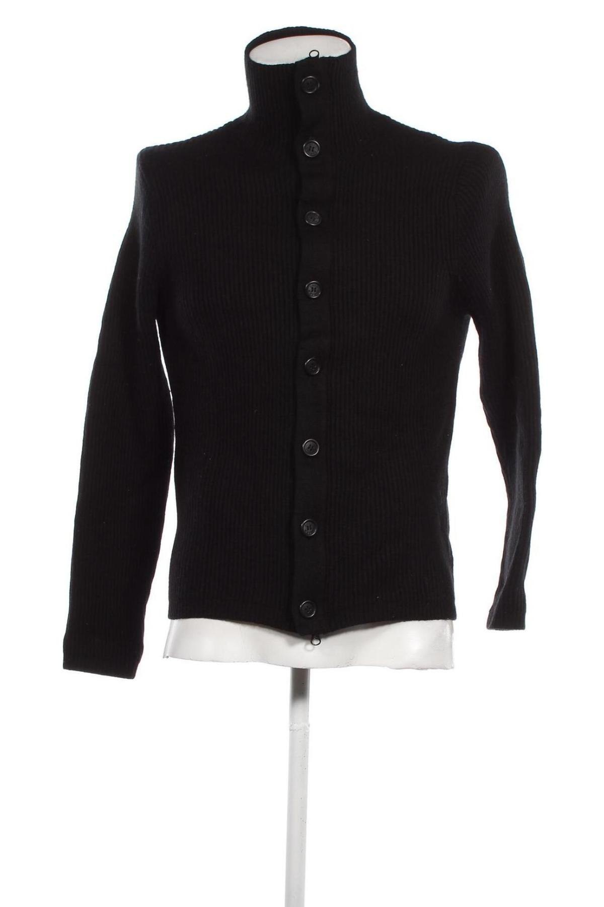 Jachetă tricotată de bărbați Cold Method, Mărime M, Culoare Negru, Preț 111,84 Lei