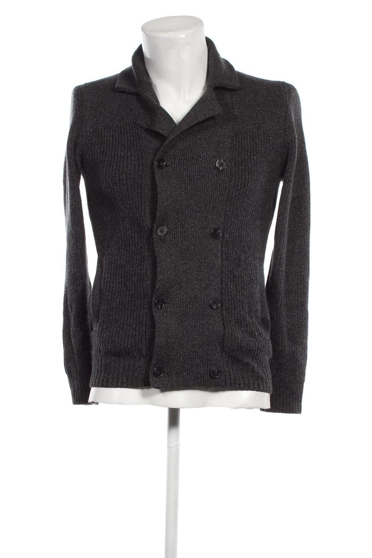 Jachetă tricotată de bărbați H&M, Mărime XS, Culoare Gri, Preț 42,93 Lei