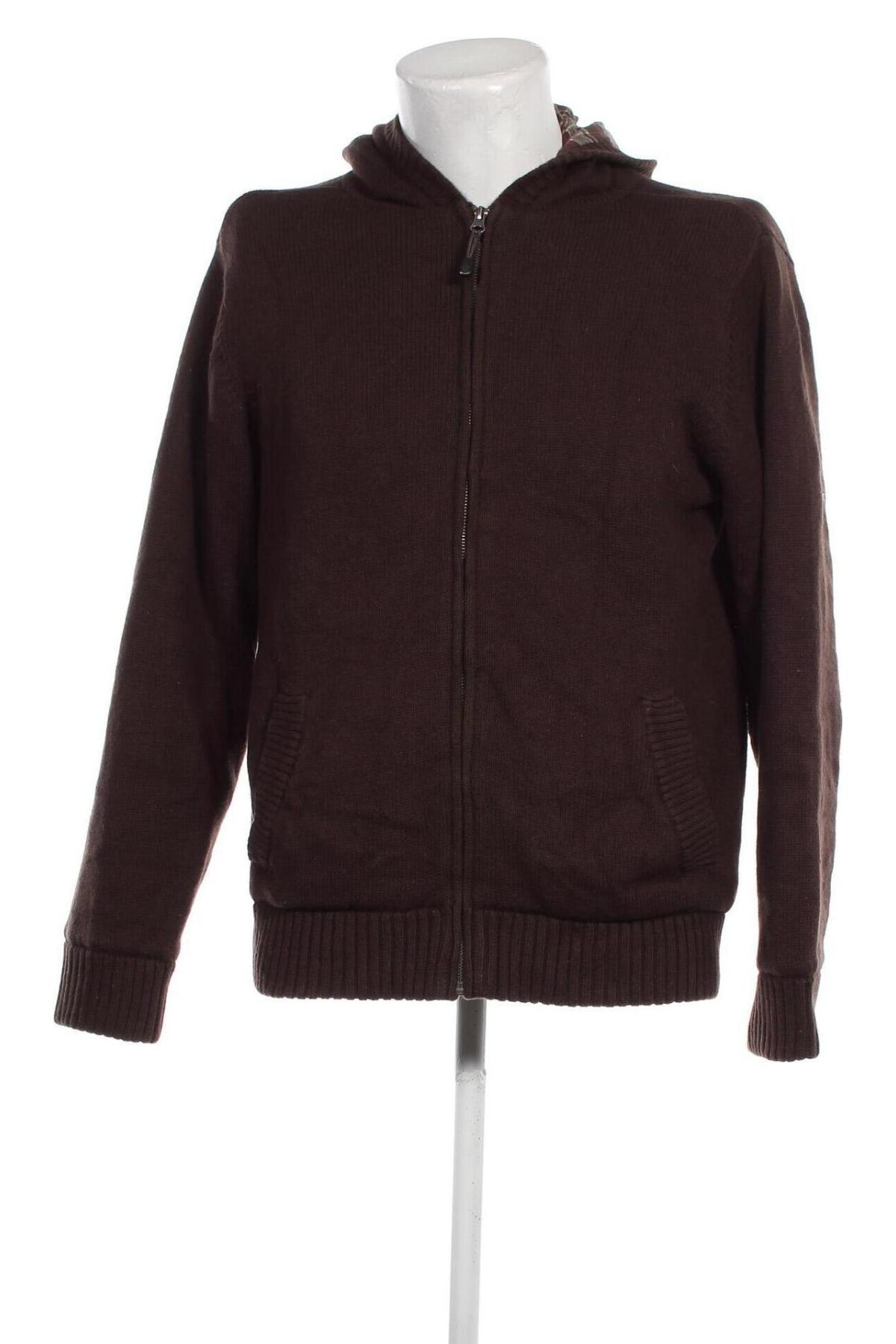 Herren Strickjacke North Route, Größe M, Farbe Braun, Preis 20,18 €