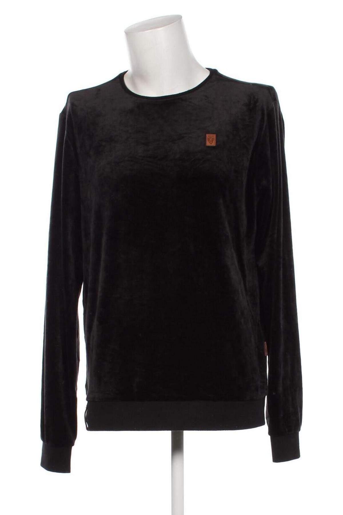 Ανδρική μπλούζα fleece Naketano, Μέγεθος XXL, Χρώμα Μαύρο, Τιμή 18,93 €