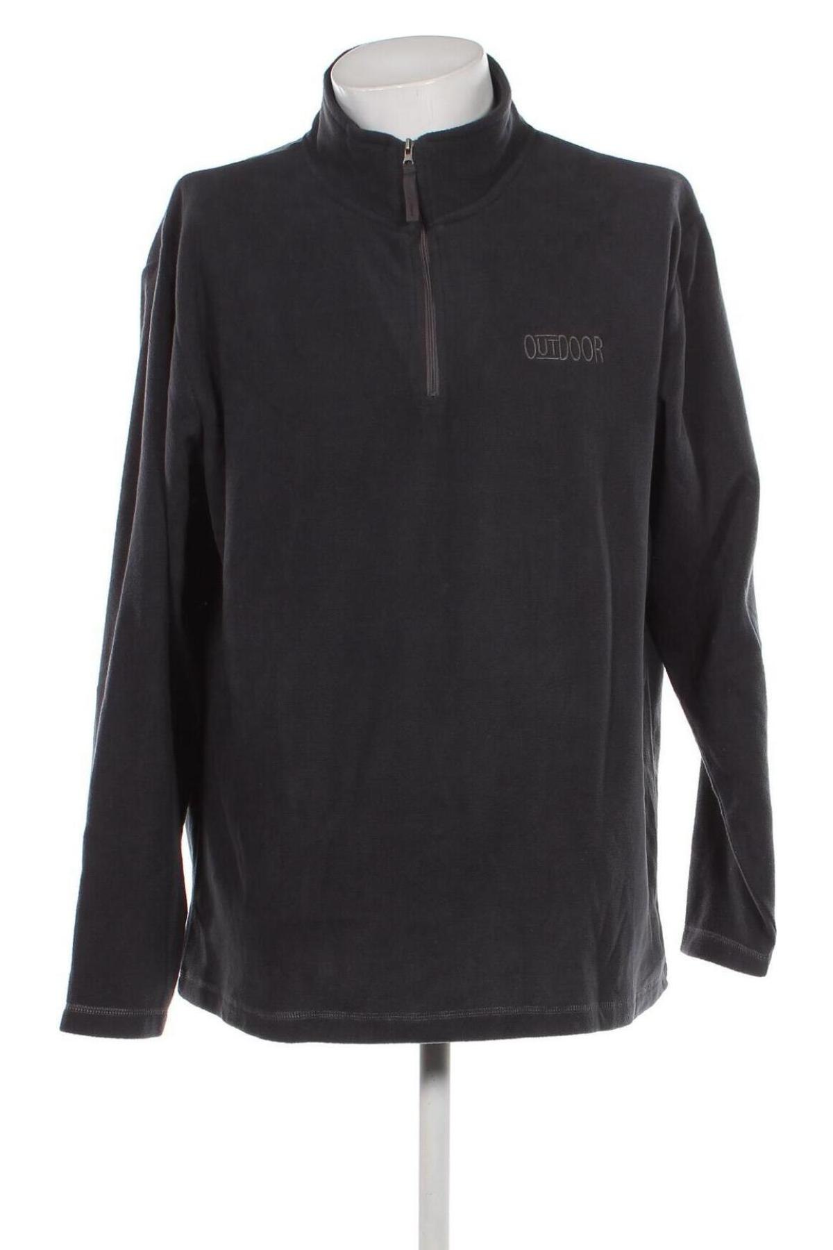 Ανδρική μπλούζα fleece Top Tex, Μέγεθος XL, Χρώμα Γκρί, Τιμή 17,94 €