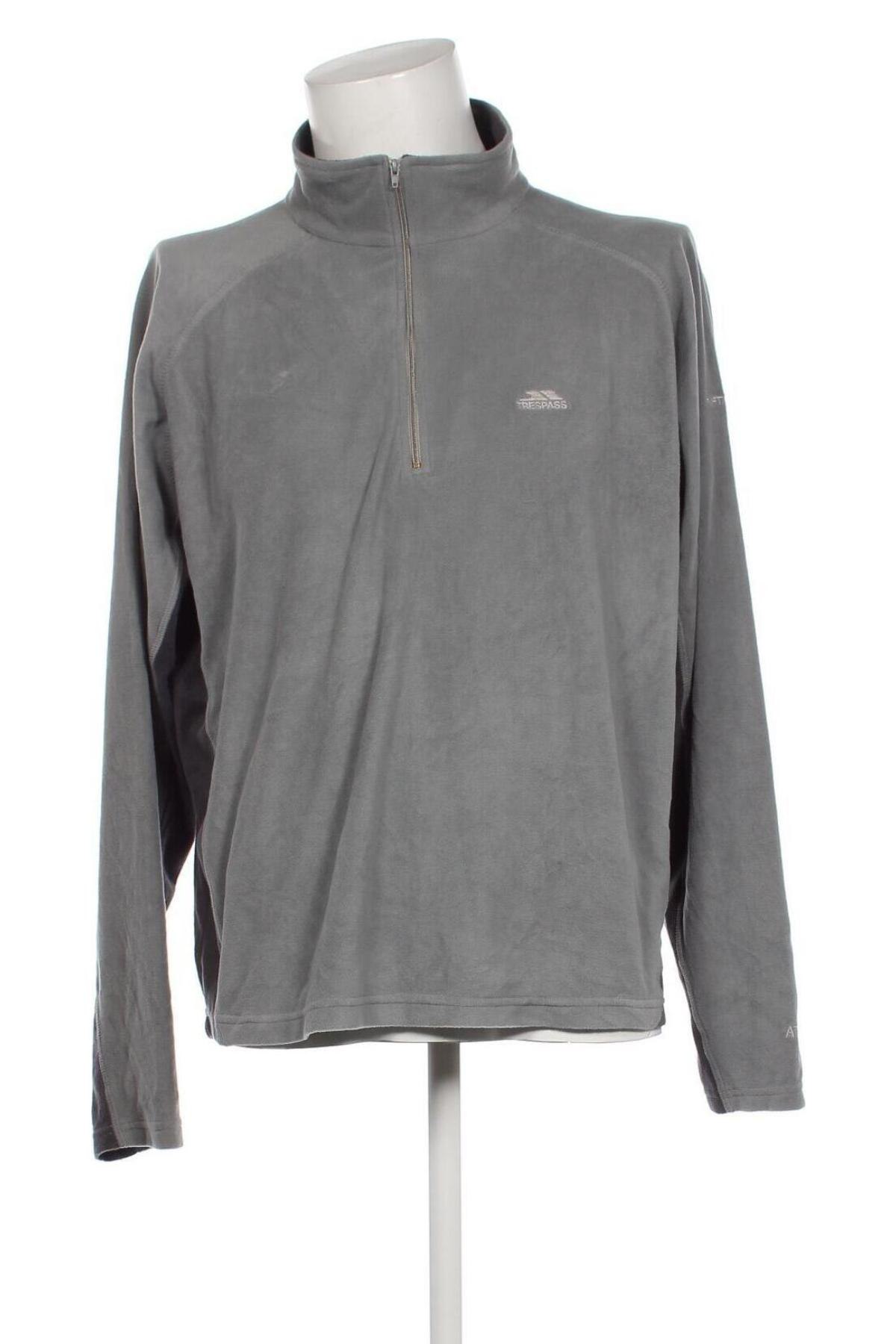 Herren Fleece Shirt Trespass, Größe XL, Farbe Grau, Preis 21,03 €