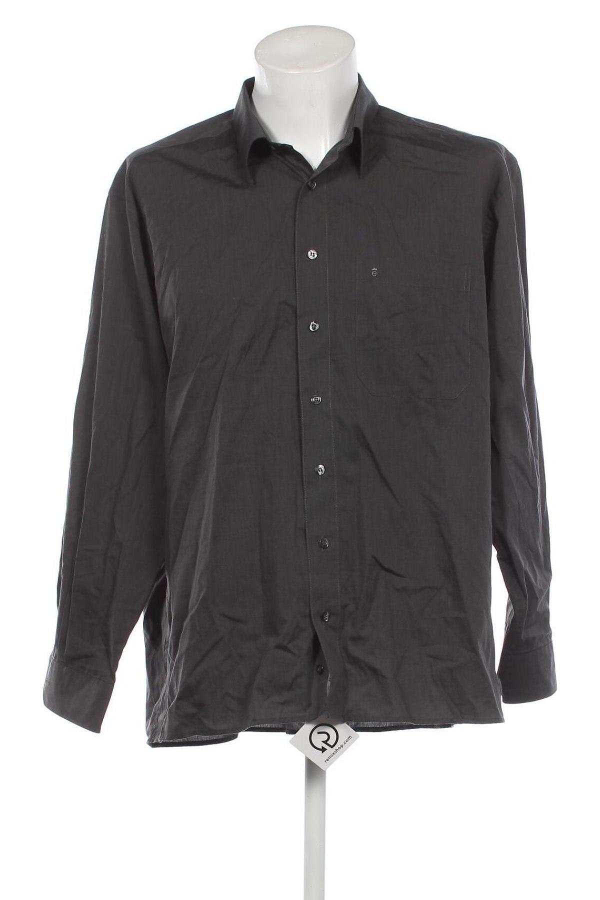 Ανδρικό πουκάμισο, Μέγεθος XL, Χρώμα Γκρί, Τιμή 7,18 €