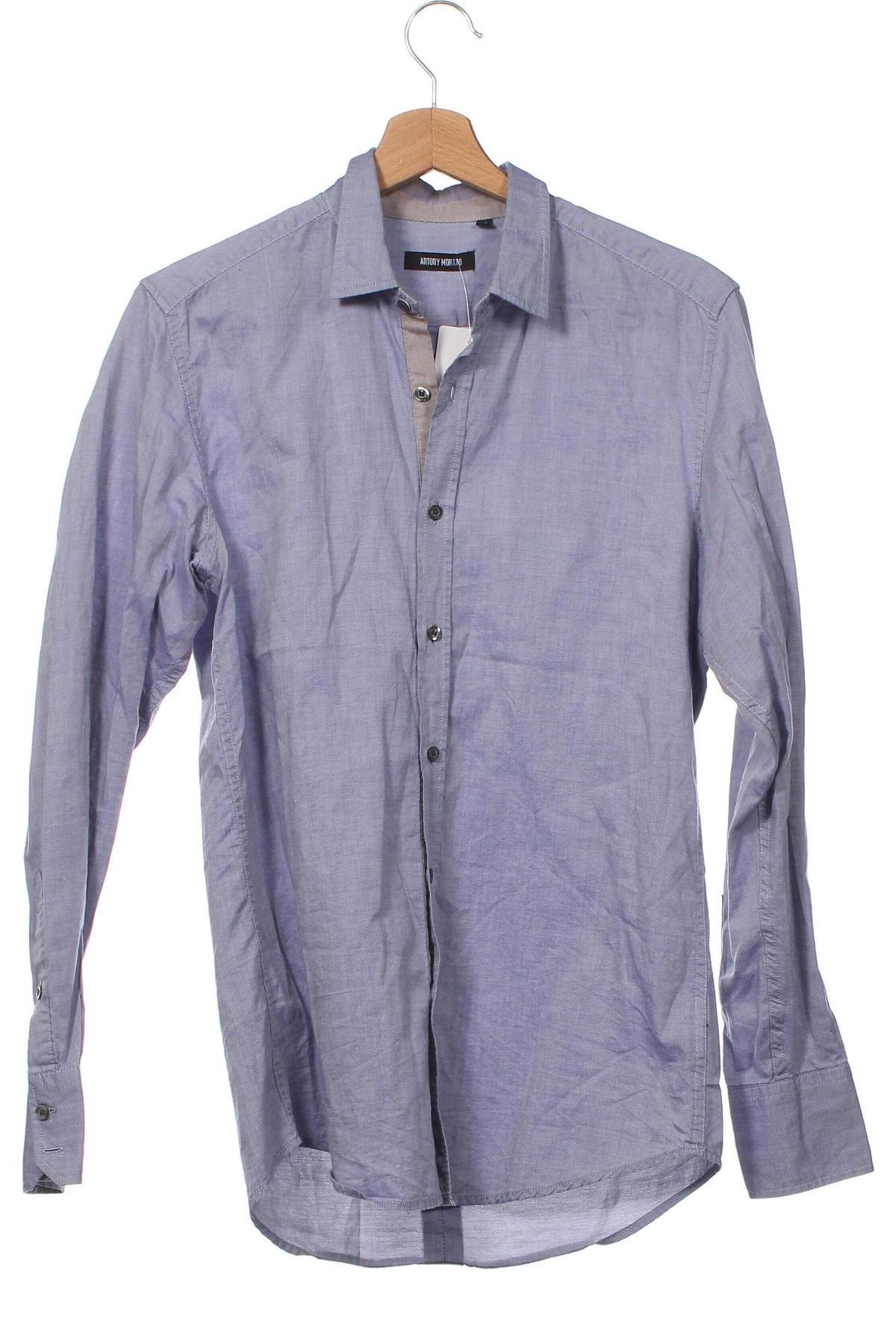 Herrenhemd Antony Morato, Größe XS, Farbe Blau, Preis 12,75 €