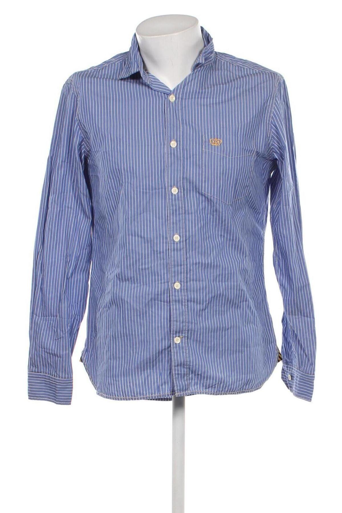 Ανδρικό πουκάμισο Apparel, Μέγεθος L, Χρώμα Μπλέ, Τιμή 17,94 €