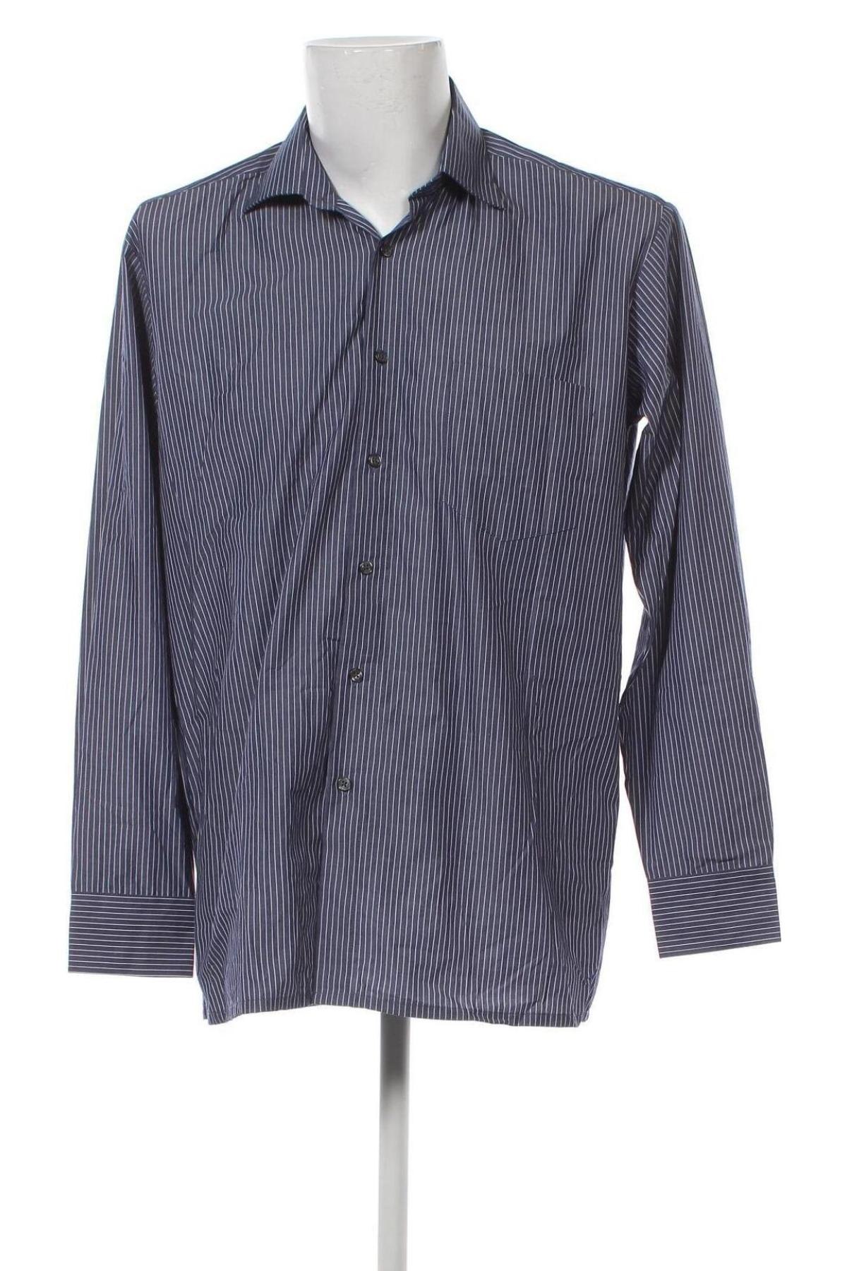 Ανδρικό πουκάμισο Atlant, Μέγεθος M, Χρώμα Μπλέ, Τιμή 17,94 €