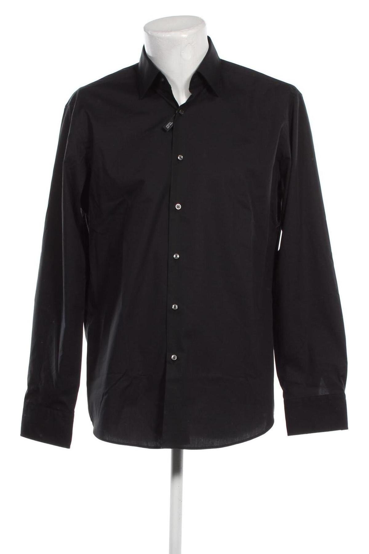 Мъжка риза BOSS, Размер L, Цвят Черен, Цена 199,00 лв.