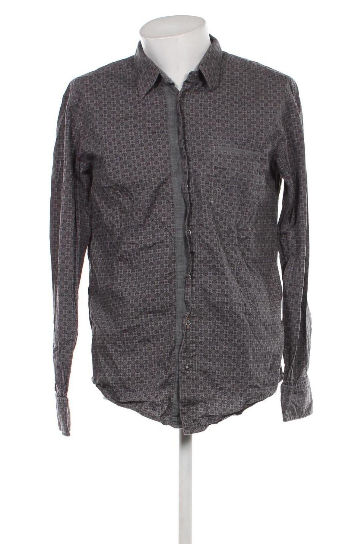 Ανδρικό πουκάμισο BOSS, Μέγεθος XL, Χρώμα Γκρί, Τιμή 31,32 €