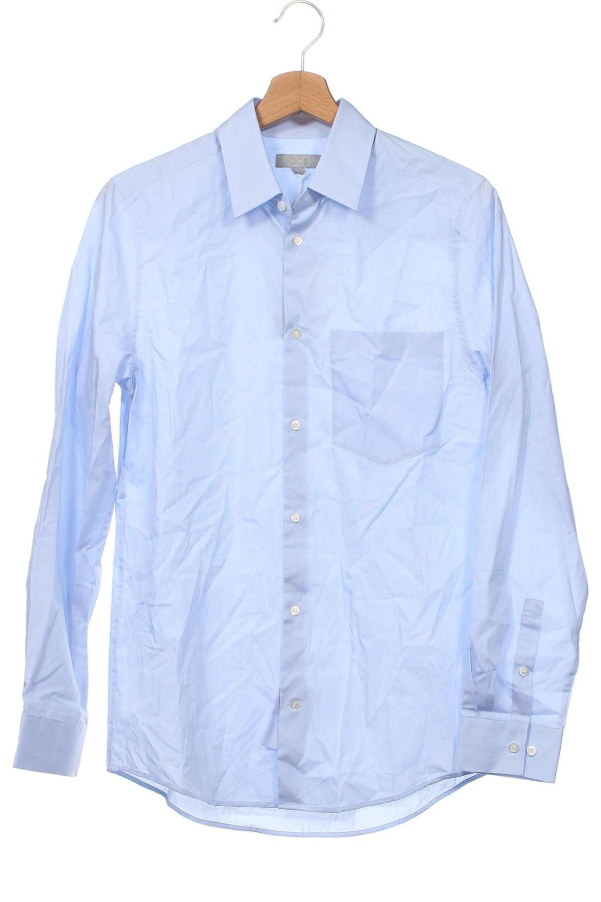 Ανδρικό πουκάμισο COS, Μέγεθος S, Χρώμα Μπλέ, Τιμή 60,31 €