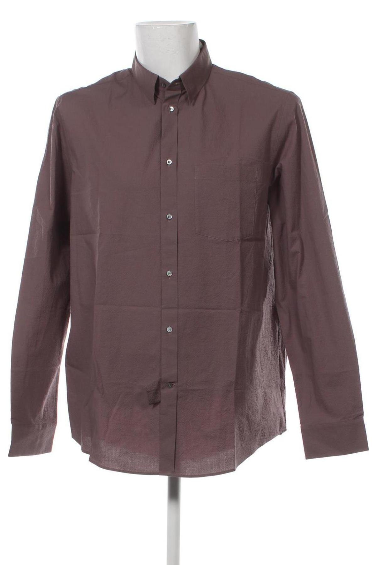 Ανδρικό πουκάμισο COS, Μέγεθος L, Χρώμα Καφέ, Τιμή 60,31 €