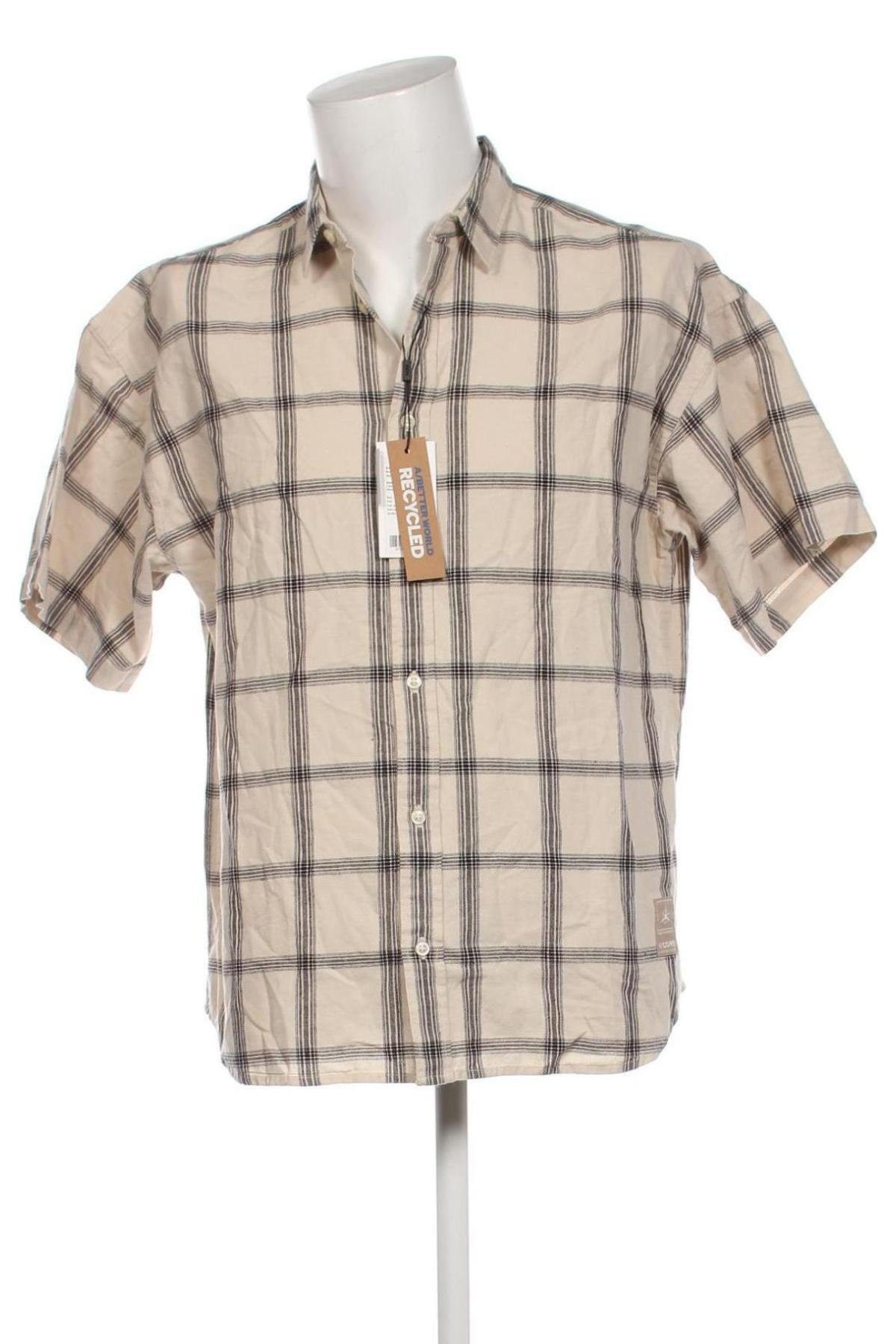 Мъжка риза Core By Jack & Jones, Размер L, Цвят Бежов, Цена 27,20 лв.