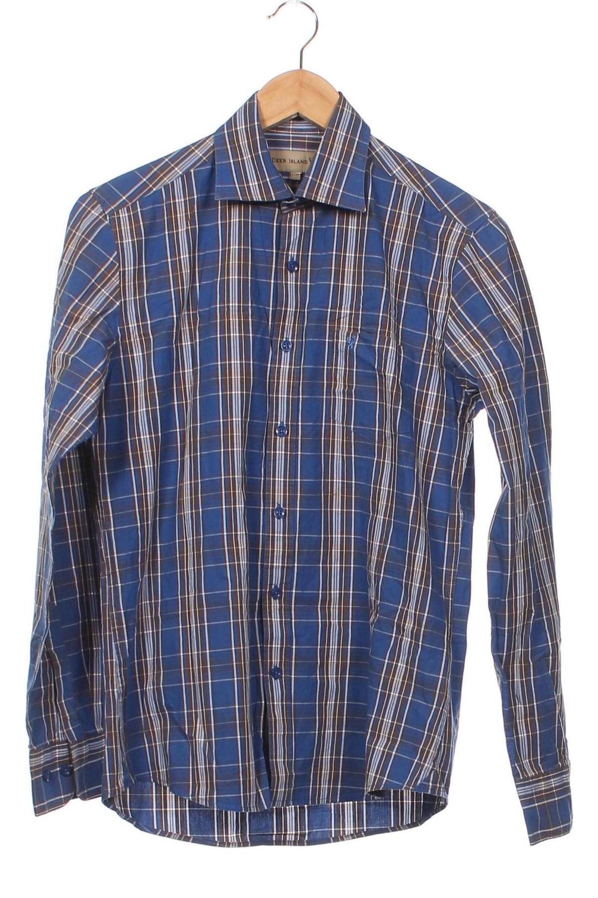 Ανδρικό πουκάμισο Deer Island, Μέγεθος S, Χρώμα Πολύχρωμο, Τιμή 2,51 €
