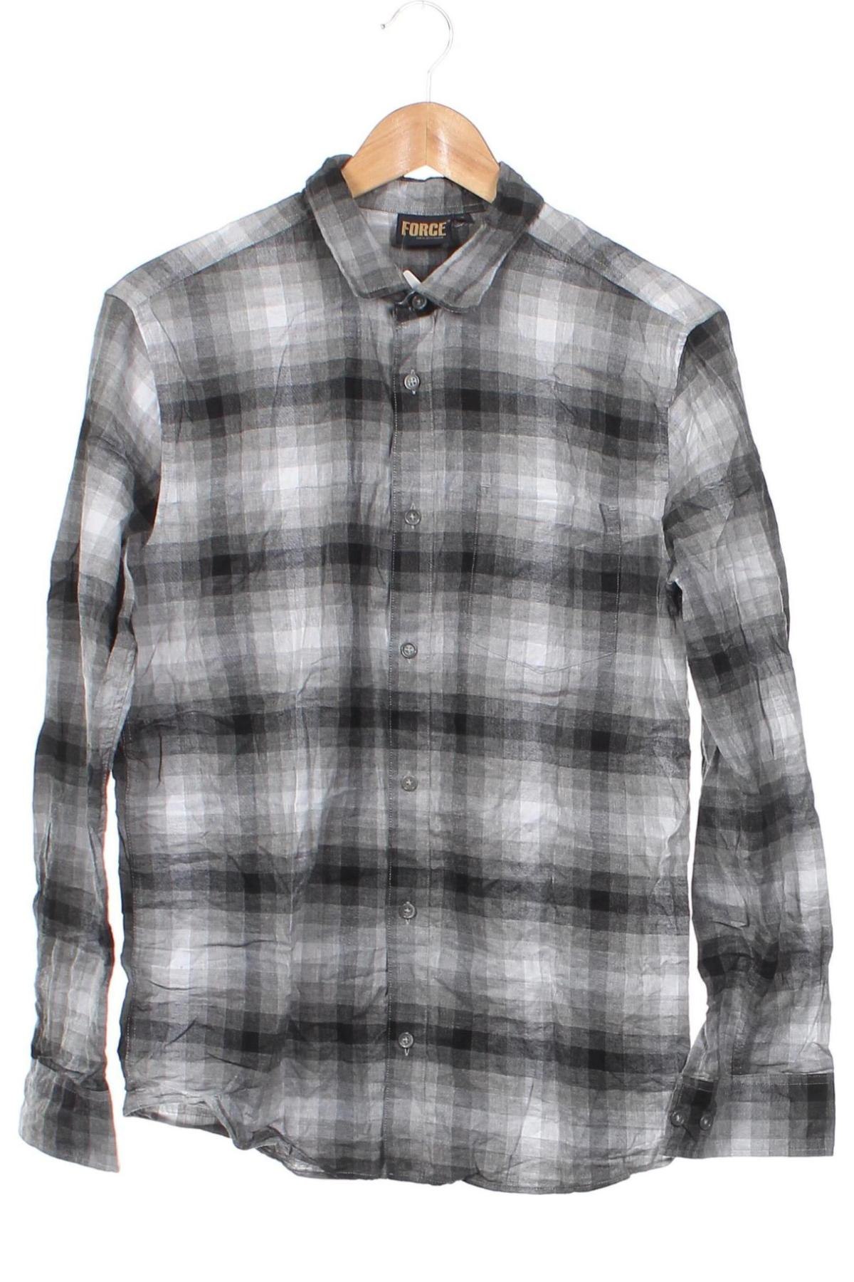 Ανδρικό πουκάμισο Force, Μέγεθος S, Χρώμα Πολύχρωμο, Τιμή 2,51 €