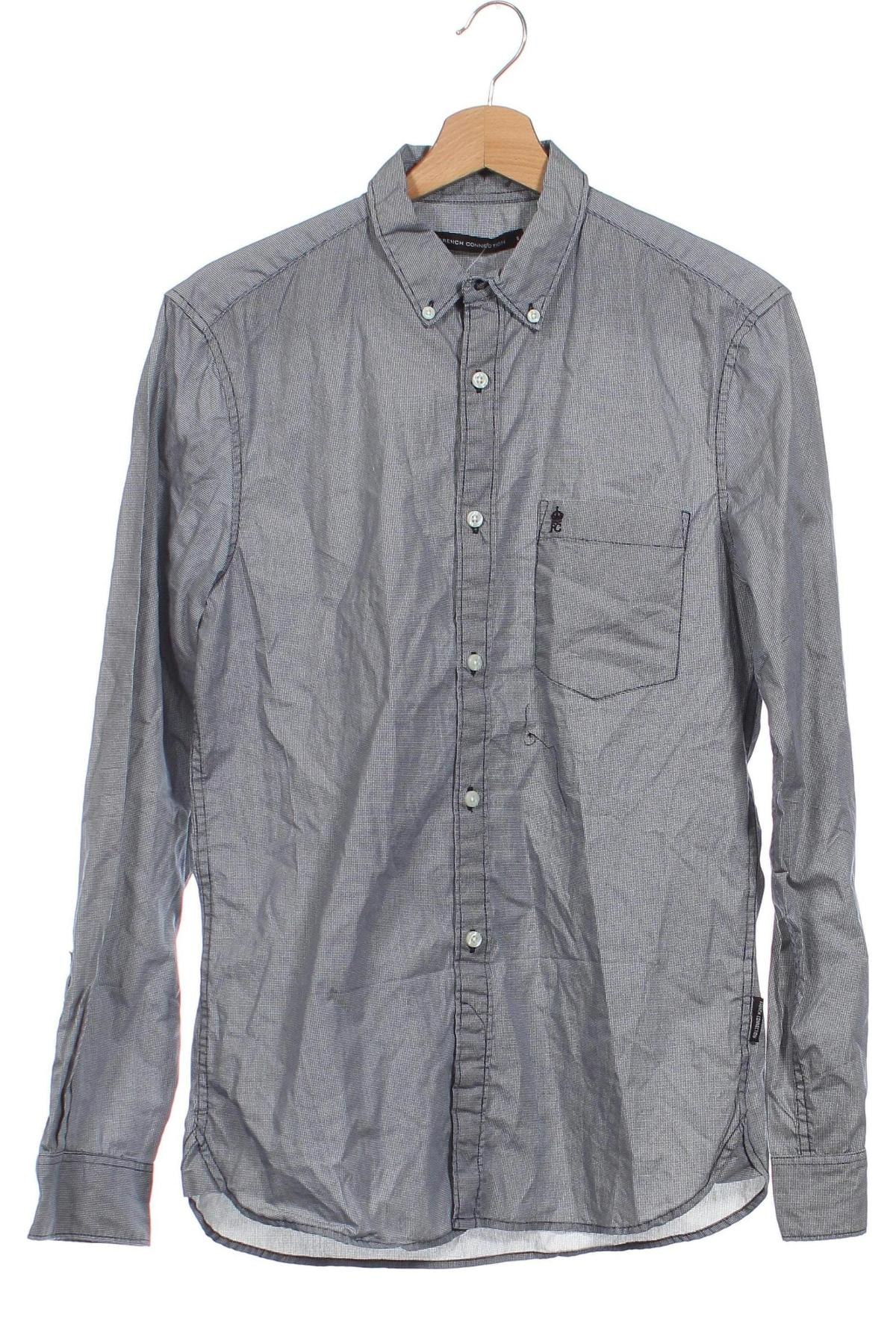 Ανδρικό πουκάμισο French Connection, Μέγεθος S, Χρώμα Μπλέ, Τιμή 3,14 €