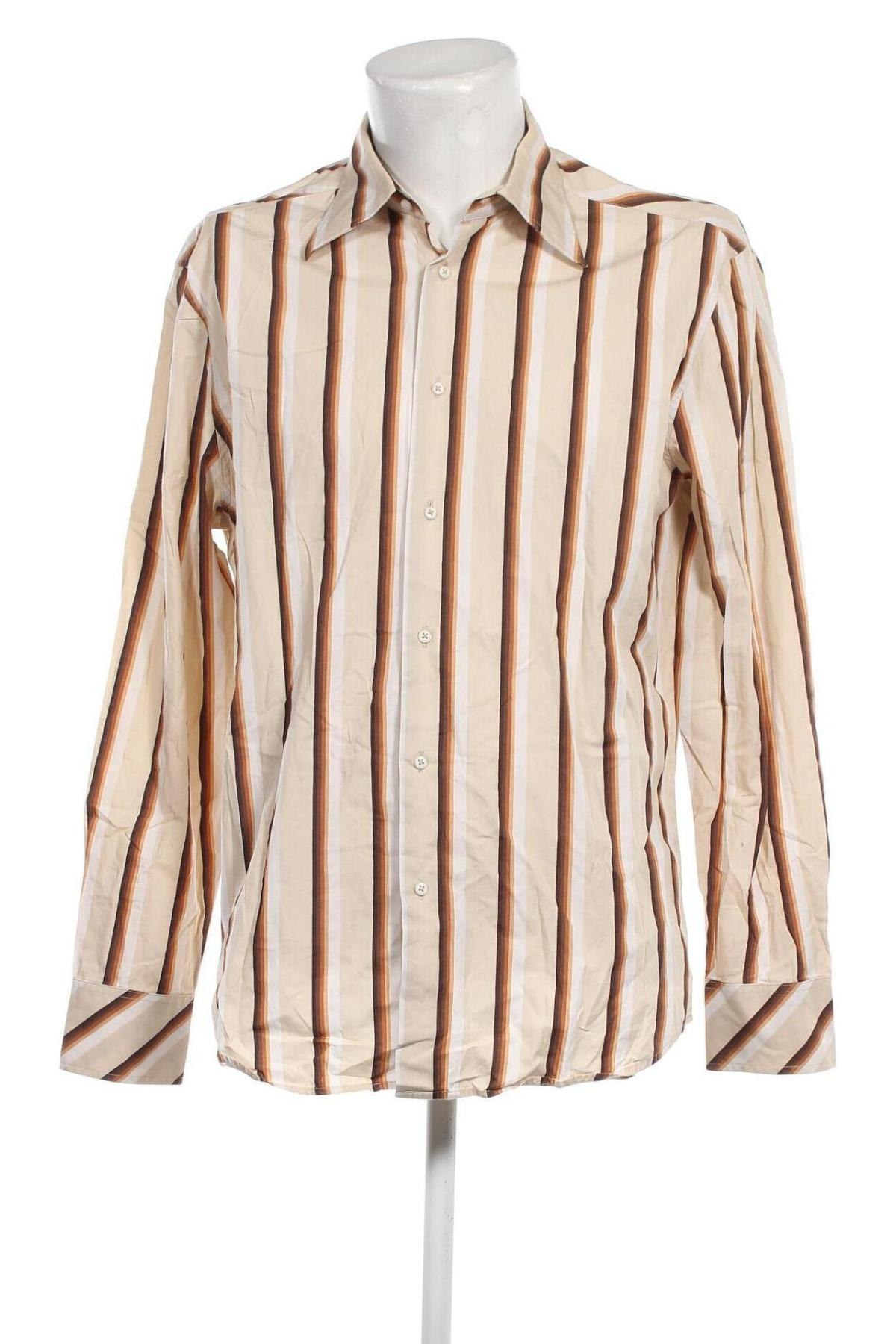 Мъжка риза H&M, Размер XL, Цвят Бежов, Цена 6,09 лв.