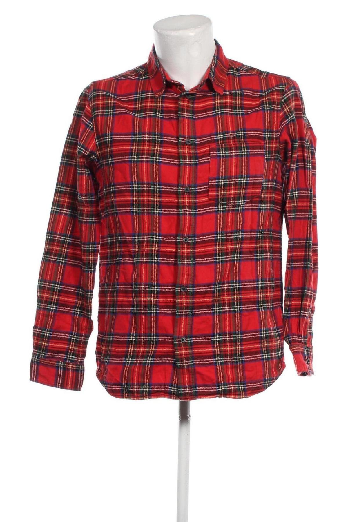 Мъжка риза H&M Divided, Размер M, Цвят Многоцветен, Цена 5,22 лв.
