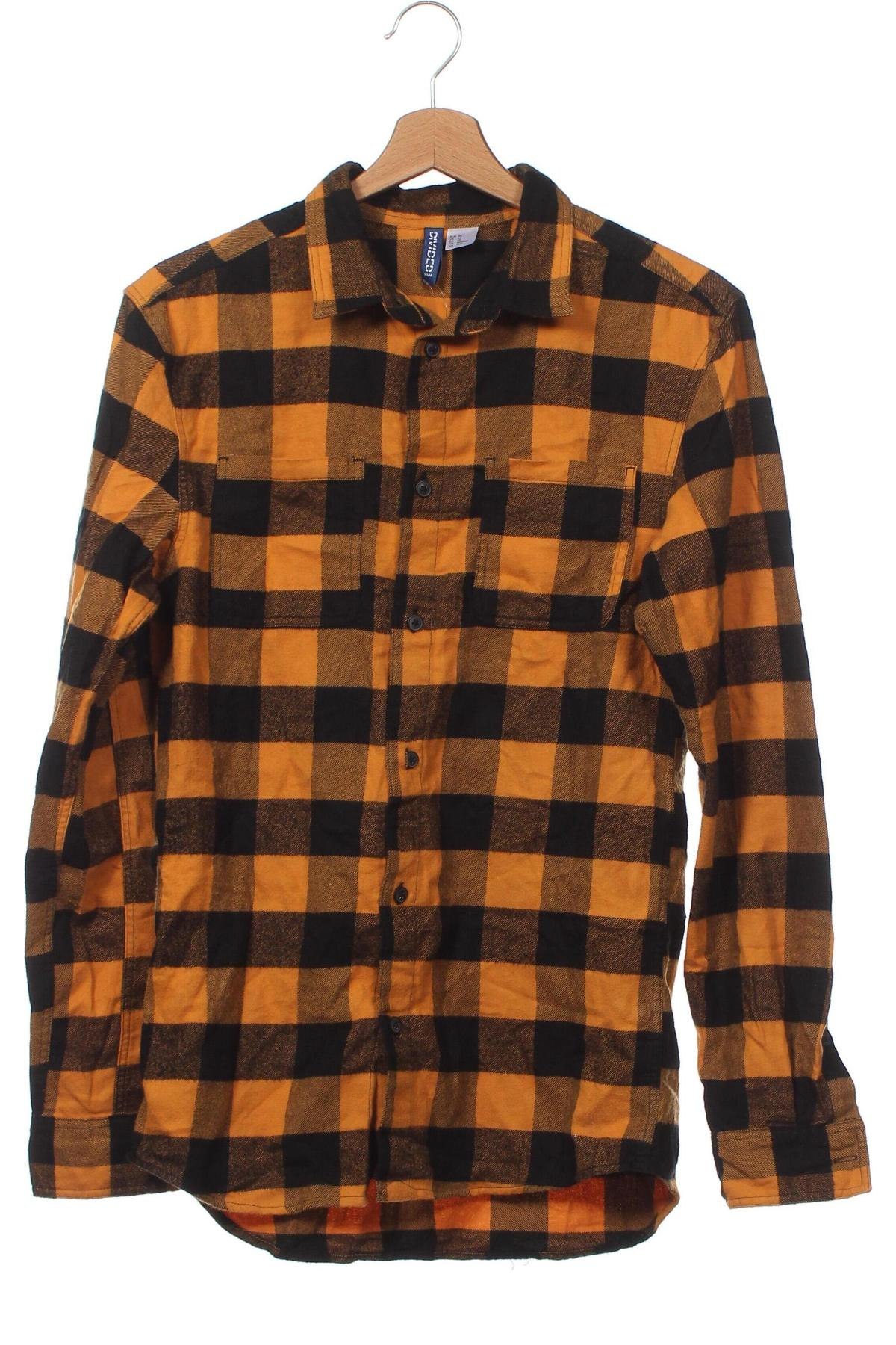 Ανδρικό πουκάμισο H&M Divided, Μέγεθος XS, Χρώμα Πολύχρωμο, Τιμή 3,59 €