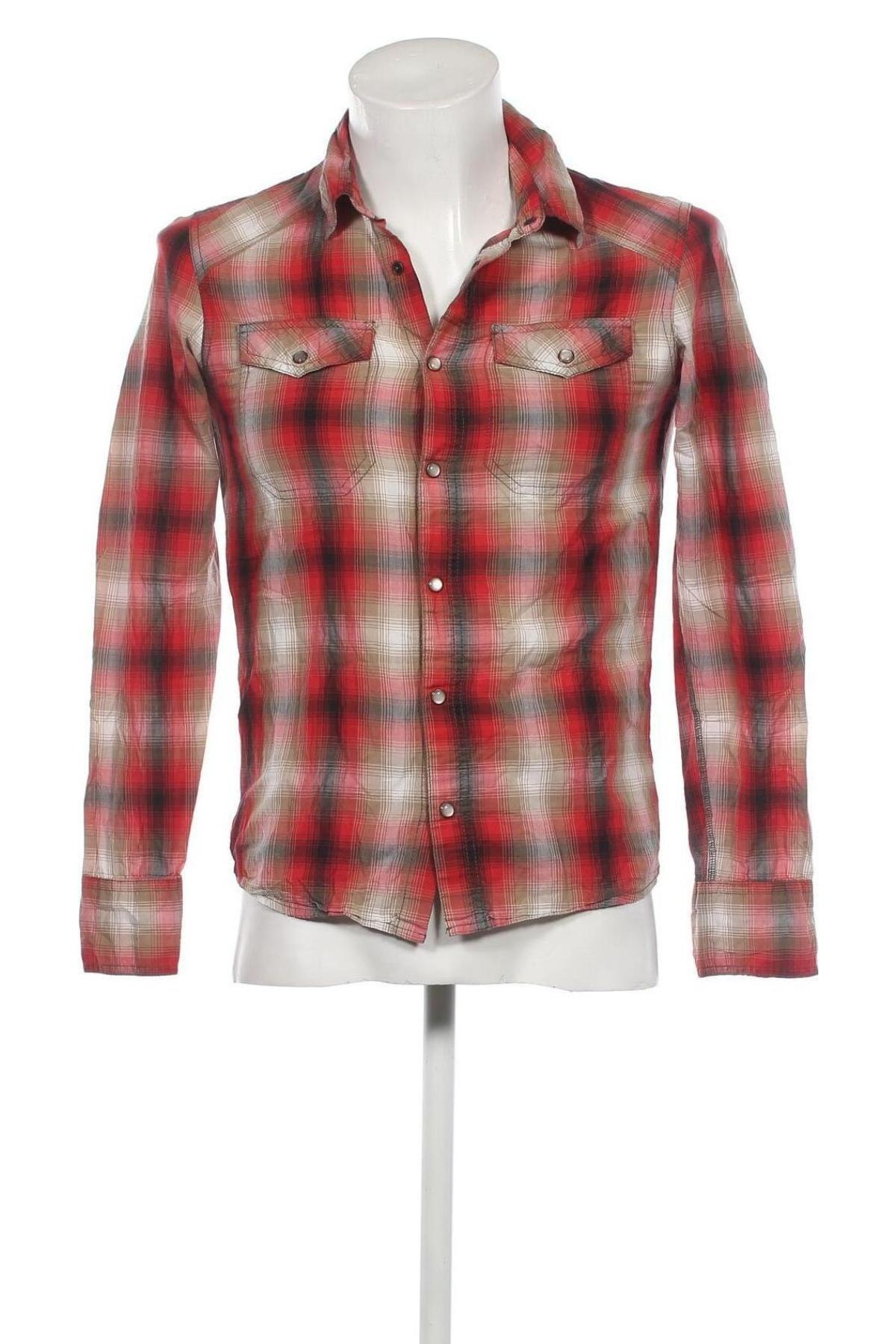 Ανδρικό πουκάμισο H&M Divided, Μέγεθος S, Χρώμα Πολύχρωμο, Τιμή 2,51 €