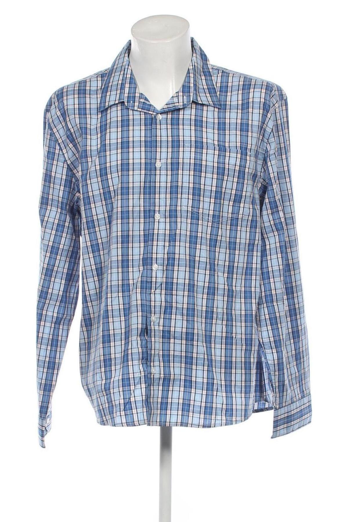 Ανδρικό πουκάμισο House, Μέγεθος 3XL, Χρώμα Μπλέ, Τιμή 7,18 €