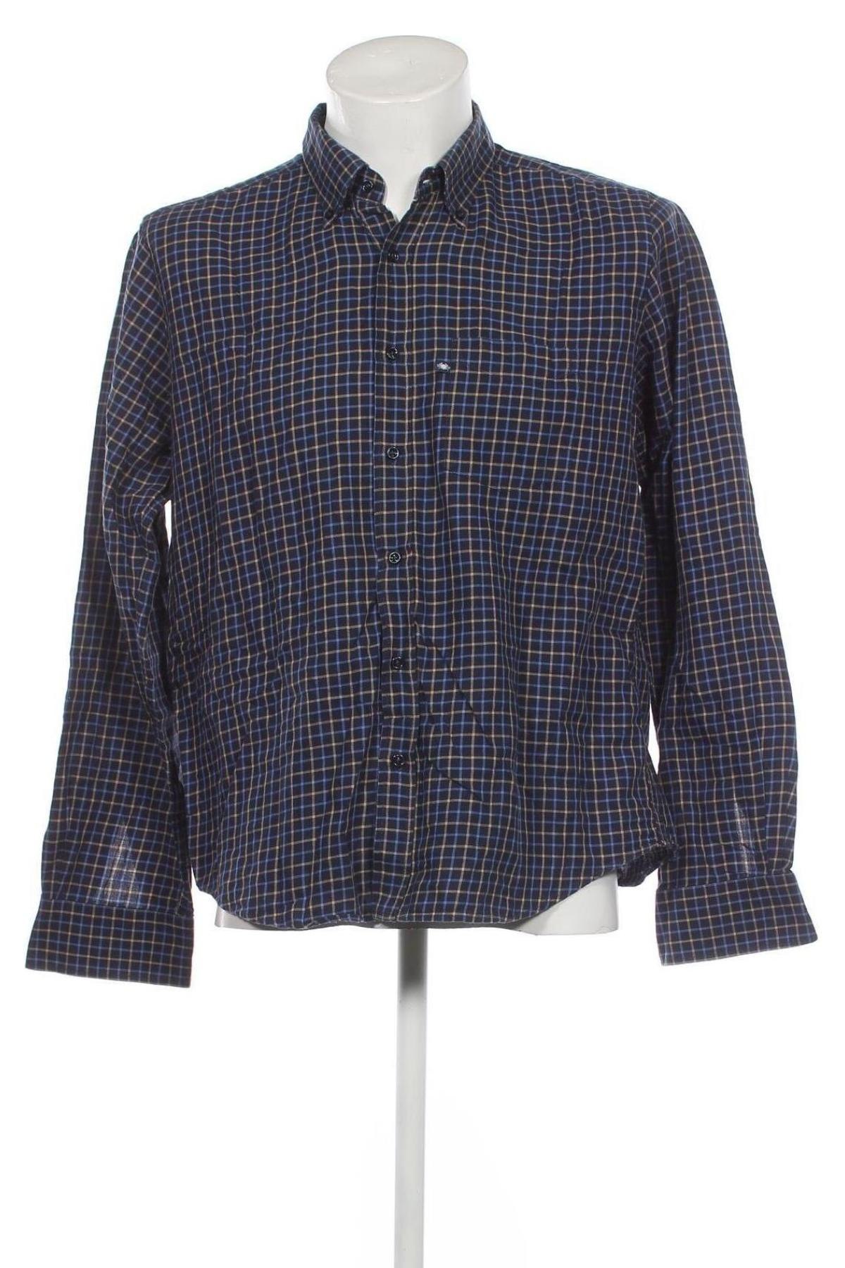 Ανδρικό πουκάμισο Il Granchio, Μέγεθος L, Χρώμα Μπλέ, Τιμή 3,38 €
