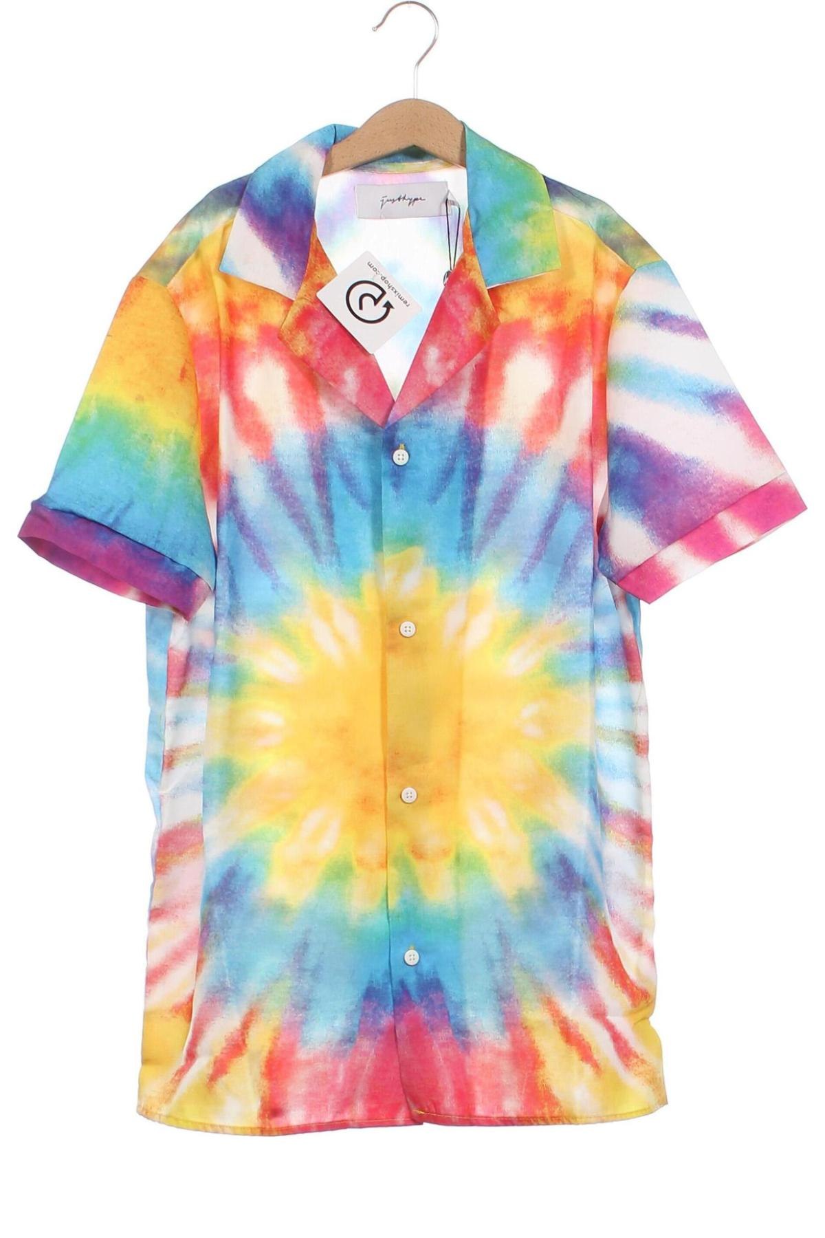 Ανδρικό πουκάμισο Just Hype, Μέγεθος S, Χρώμα Πολύχρωμο, Τιμή 7,05 €