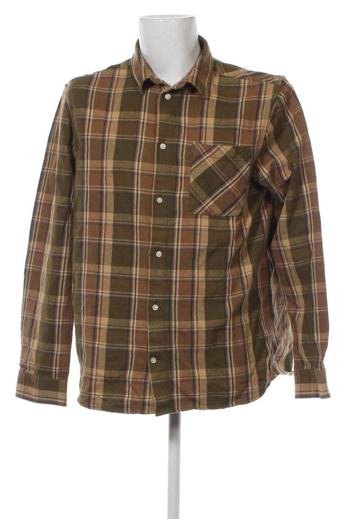 Ανδρικό πουκάμισο Knowledge Cotton Apparel, Μέγεθος XL, Χρώμα Πολύχρωμο, Τιμή 46,32 €