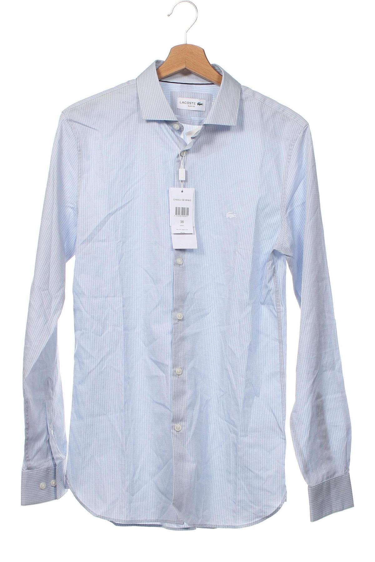 Ανδρικό πουκάμισο Lacoste, Μέγεθος S, Χρώμα Μπλέ, Τιμή 34,79 €