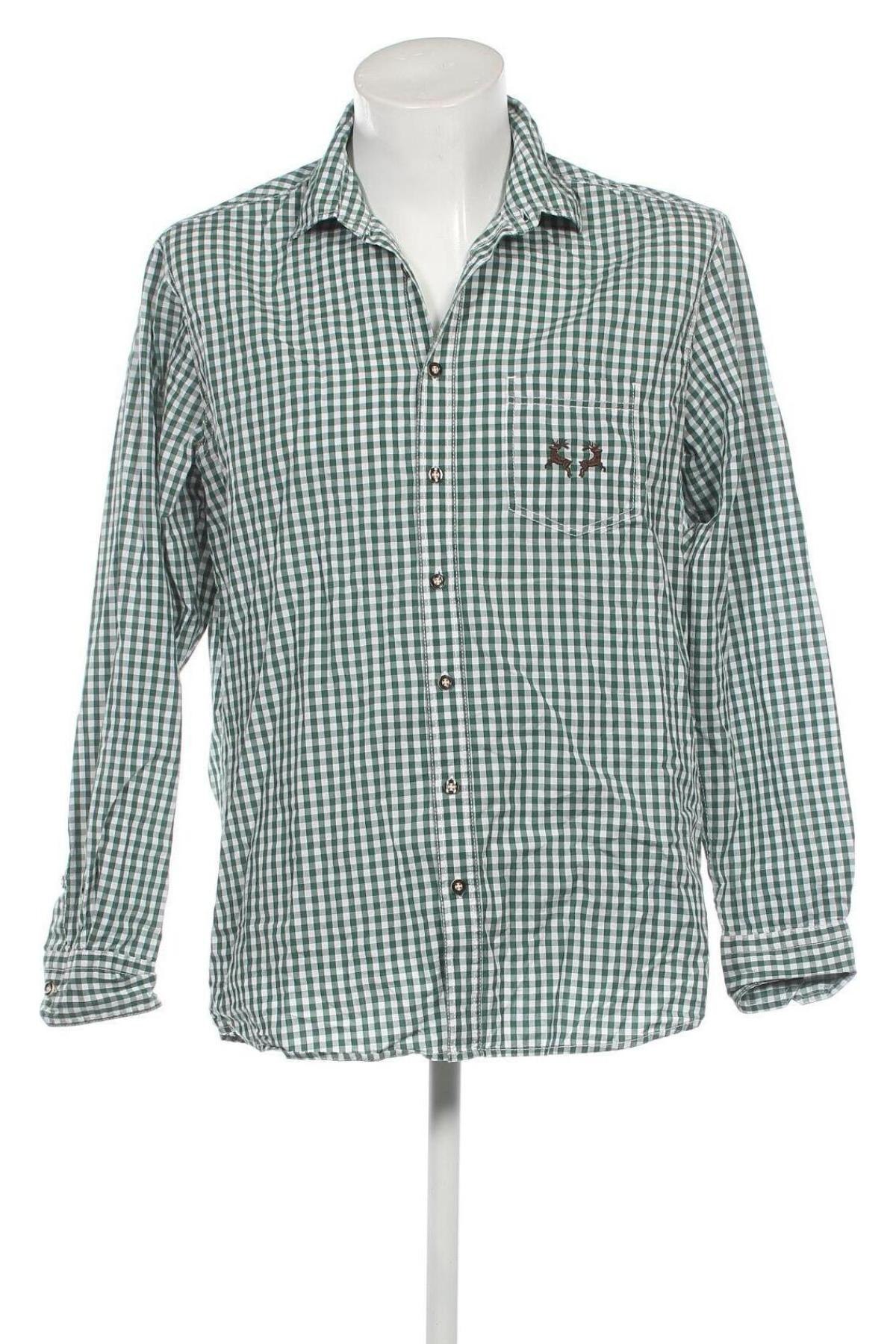 Ανδρικό πουκάμισο Livergy, Μέγεθος L, Χρώμα Πράσινο, Τιμή 3,59 €