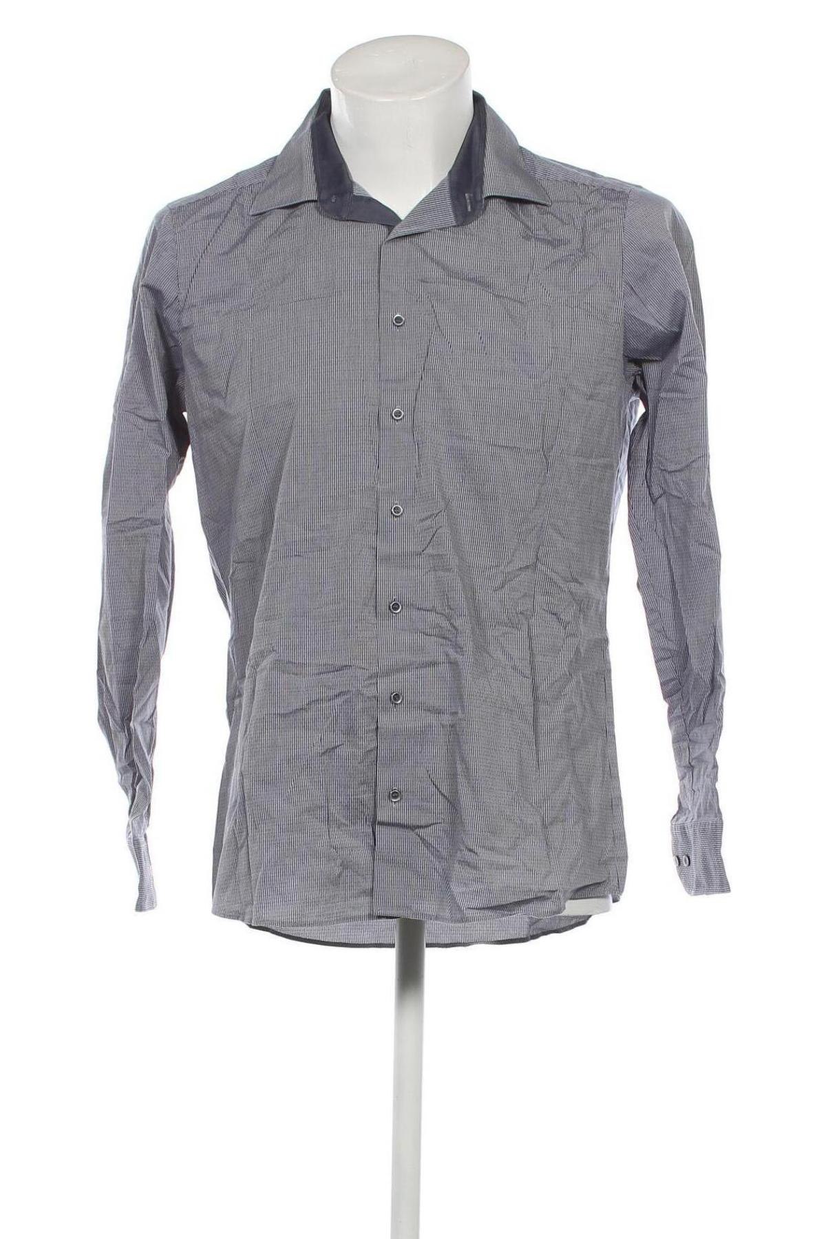 Ανδρικό πουκάμισο Olymp, Μέγεθος L, Χρώμα Μπλέ, Τιμή 19,05 €
