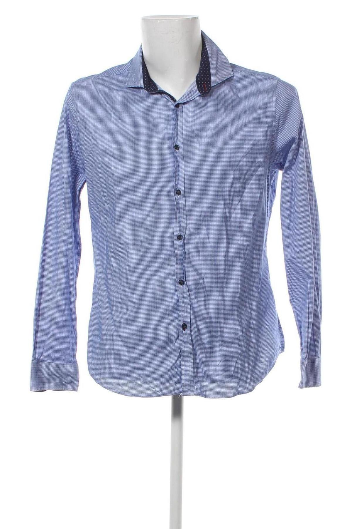 Мъжка риза Paul Hunter, Размер L, Цвят Син, Цена 39,00 лв.