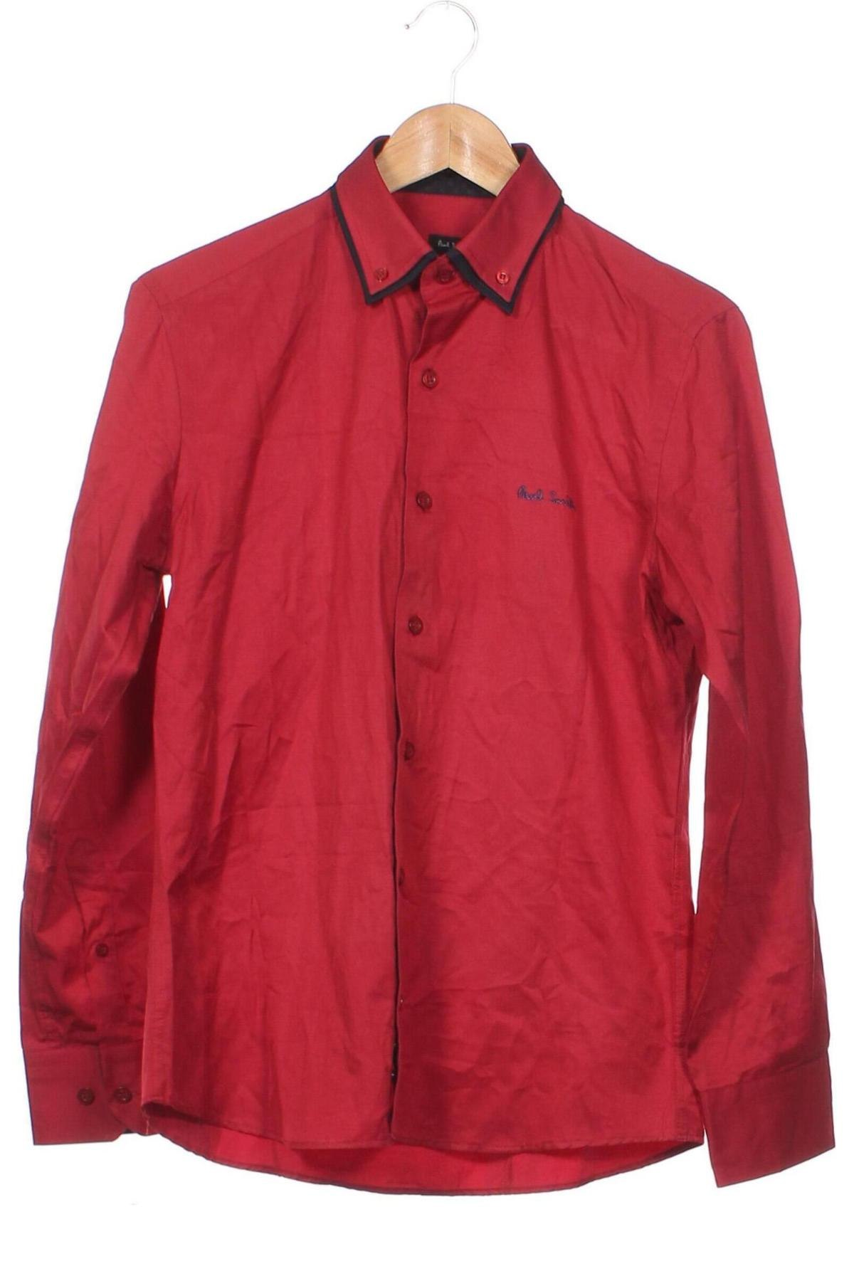 Мъжка риза Paul Smith, Размер S, Цвят Червен, Цена 62,25 лв.