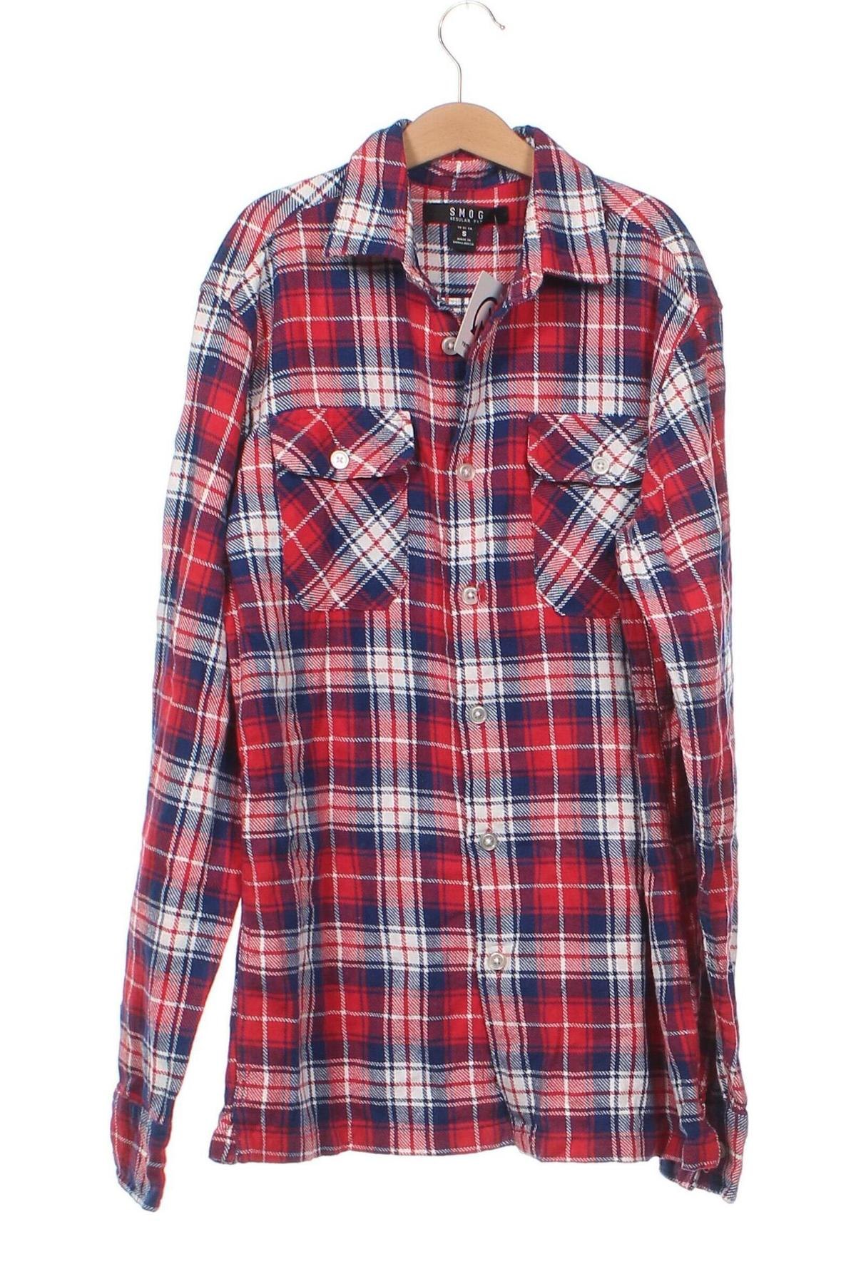 Ανδρικό πουκάμισο Smog, Μέγεθος S, Χρώμα Πολύχρωμο, Τιμή 3,23 €
