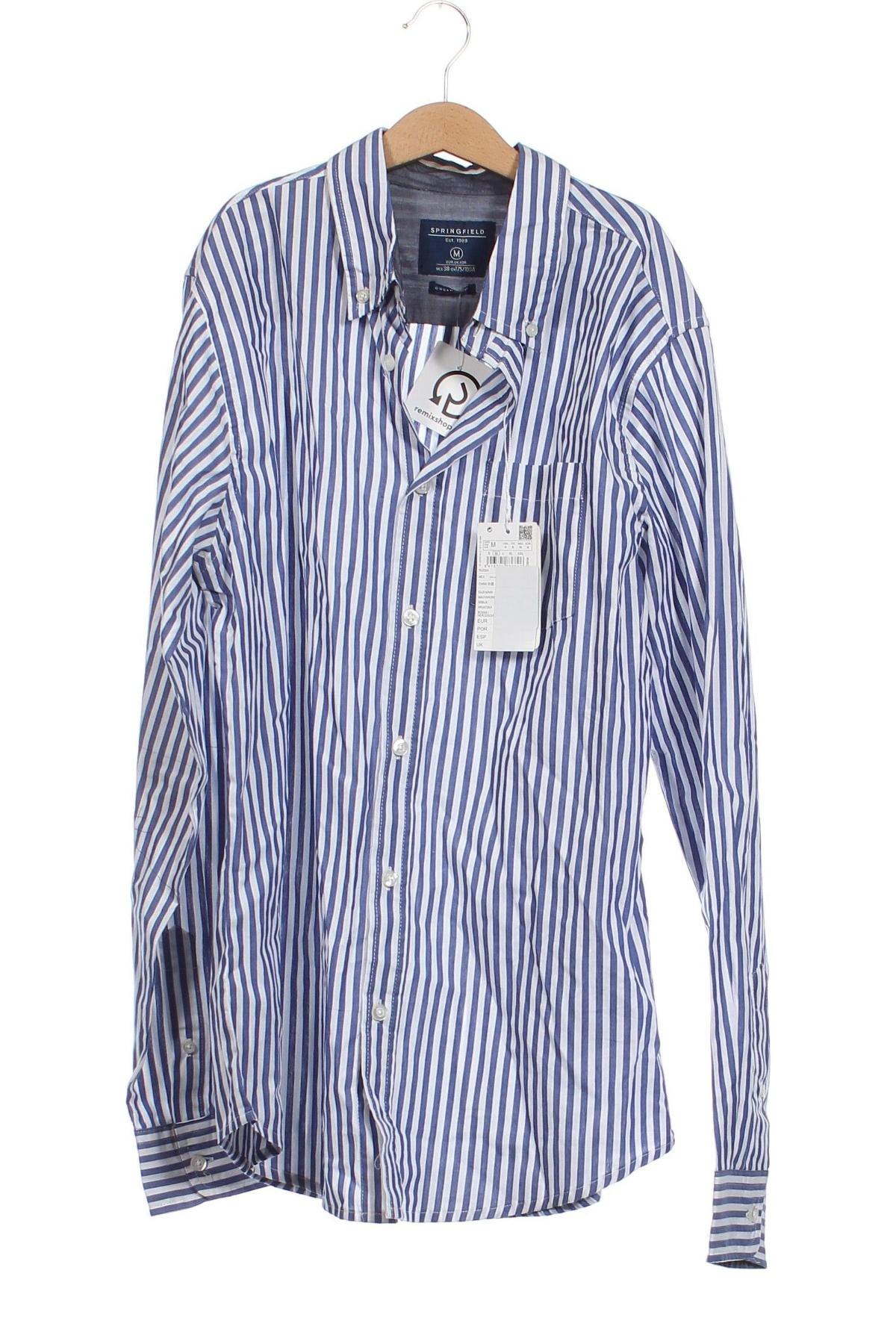 Pánska košeľa  Springfield, Veľkosť M, Farba Modrá, Cena  23,51 €