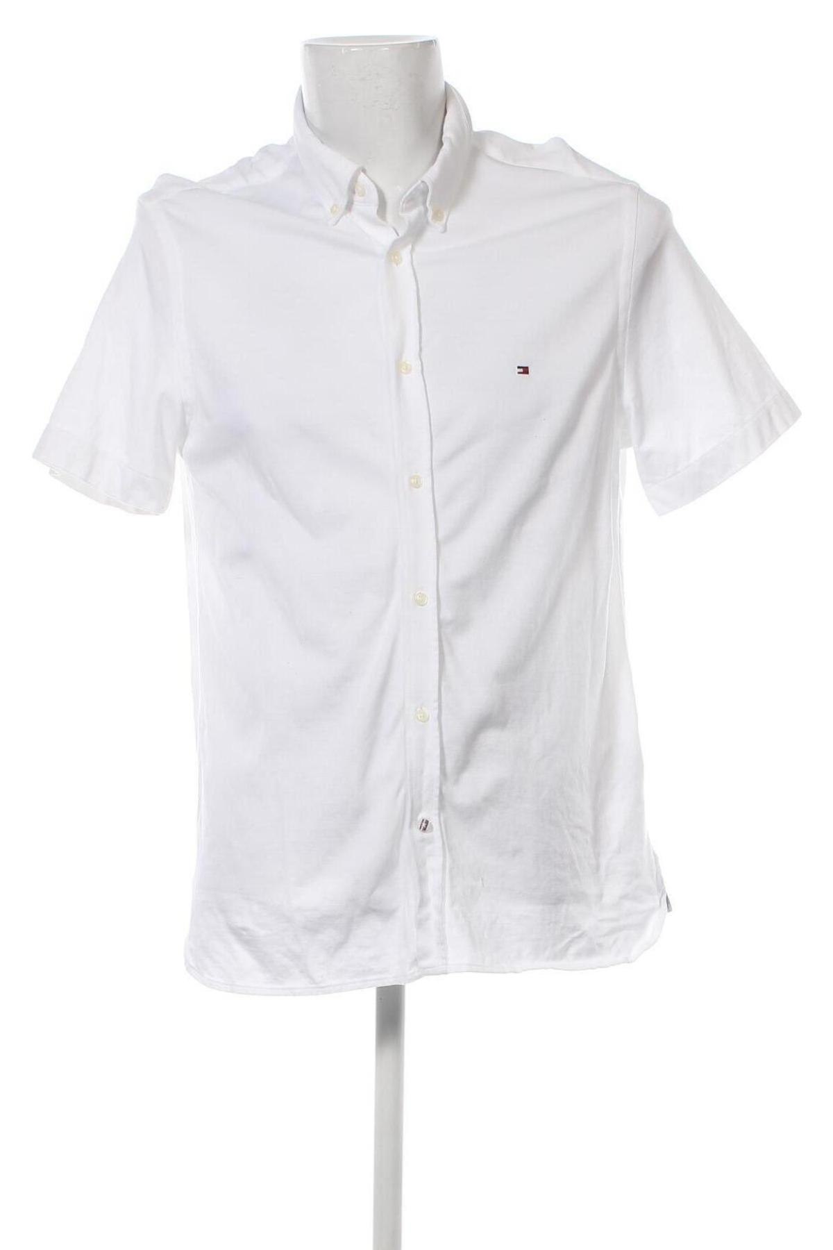 Herrenhemd Tommy Hilfiger, Größe XL, Farbe Weiß, Preis 70,10 €
